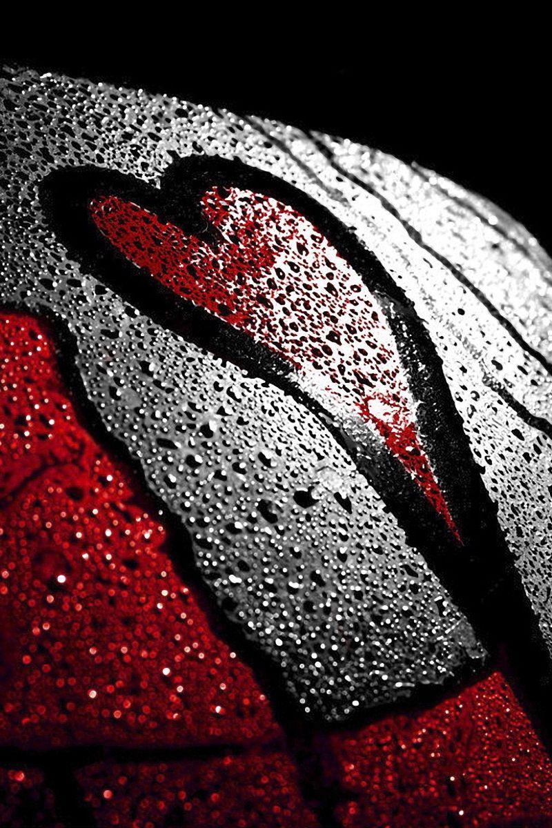 800x1200 Download Wallpaper 800x1200 Heart, Love, Red, Black Iphone 4s 4