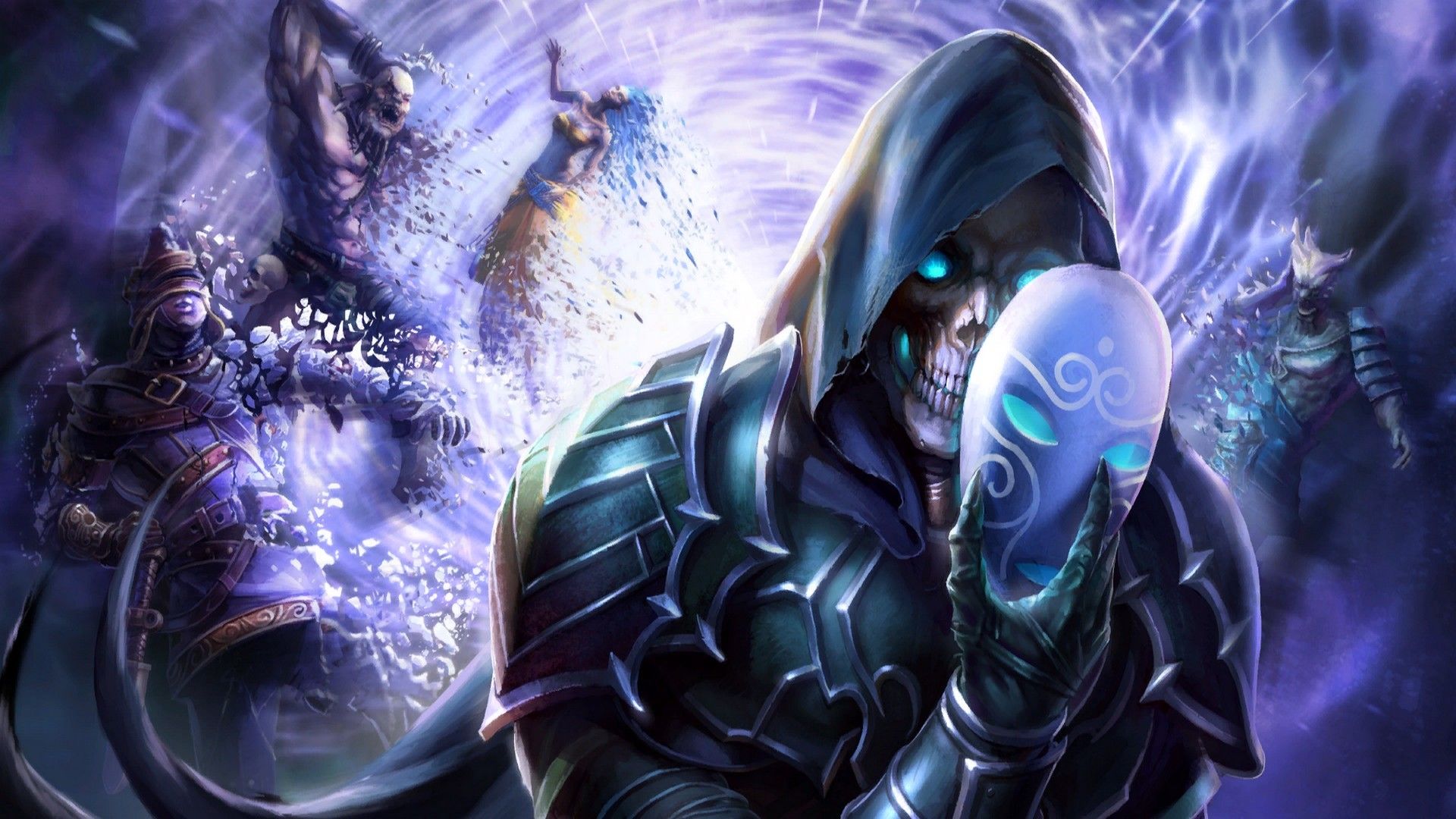 1920x1080 Wallpaper necromancer, Heroes of Might and Magic Sandro, Sandro for mobile and desktop, section игры, resolution 1920x1080