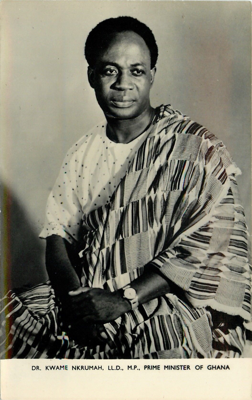 1055x1669 DR. KWAME NKRUMAH, LL.D., M.P., PRIME MINISTER OF GHANA