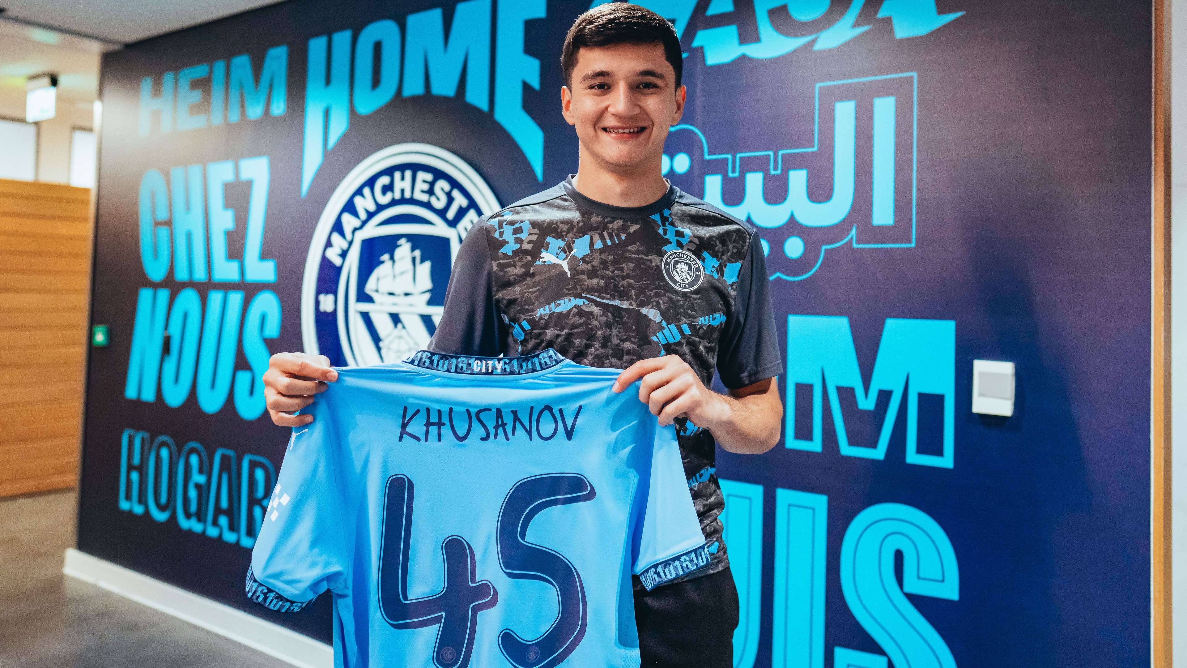 3840x2160 Man City confirm signing of 'really exciting' Abdukodir Khusanov as defender moves from Lens in £34m transfer
