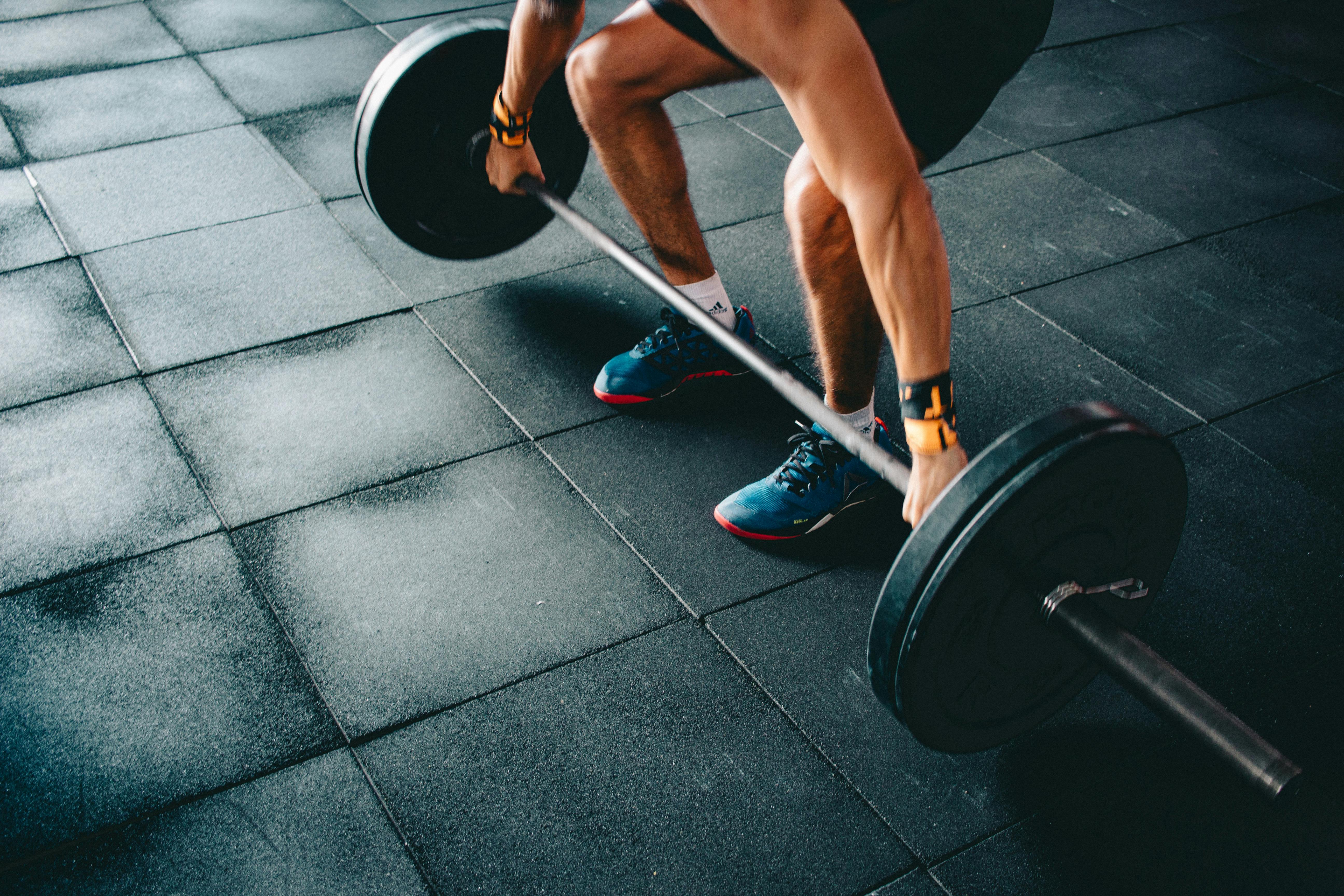5184x3456 Person Holding Barbell · Free