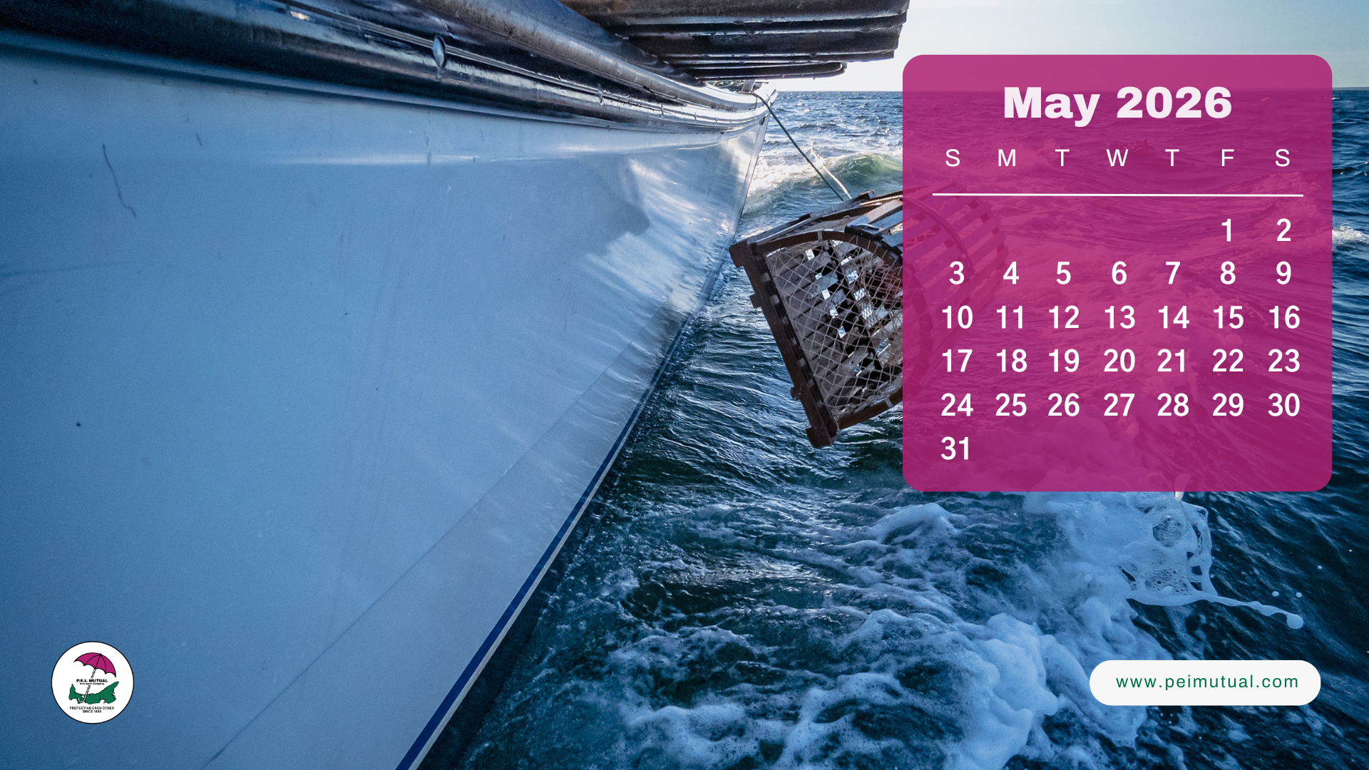 1920x1080 Calendar this year's calendar & PEI desktop wallpaper