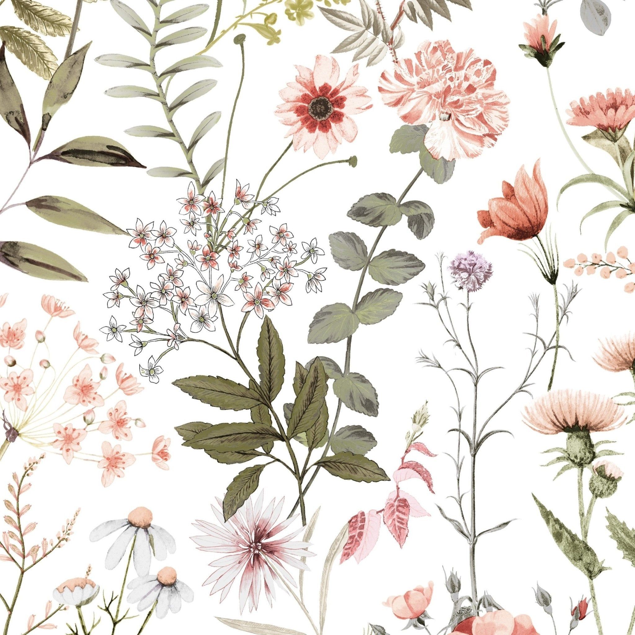 2048x2048 Big Floral Wallpaper