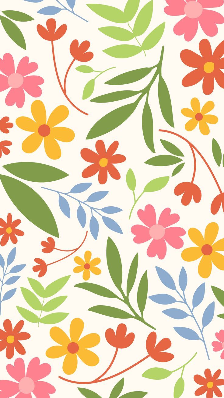 736x1308 Colorful Floral Design