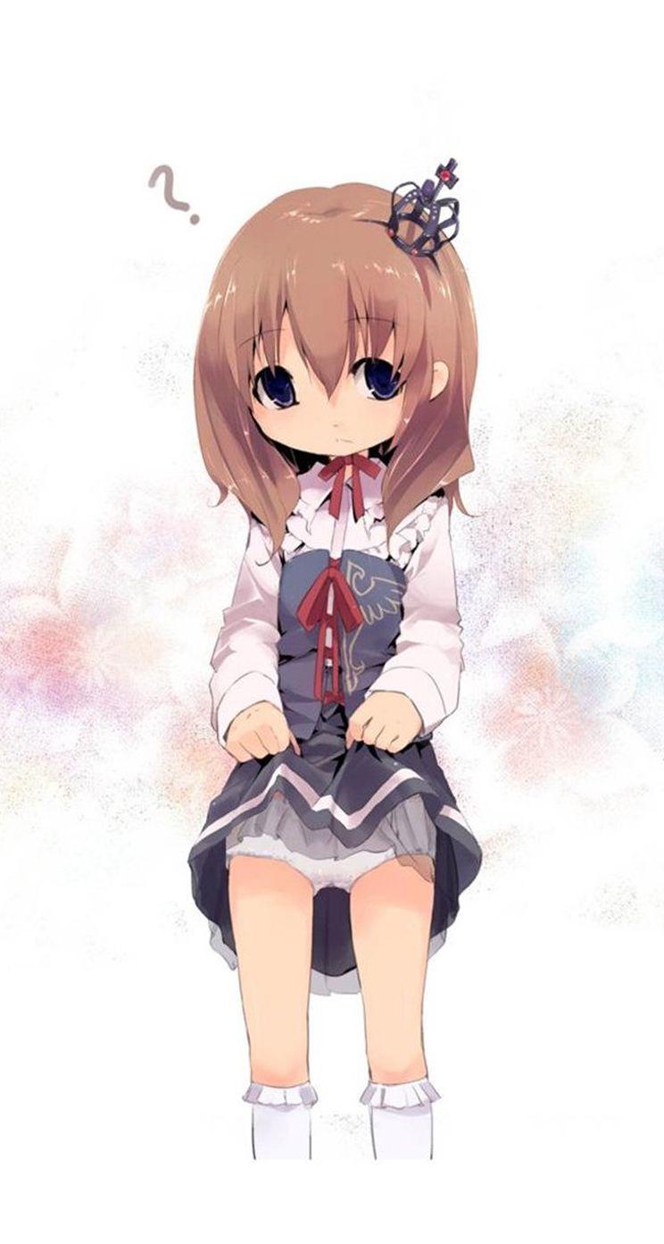 744x1392 cute anime girl iphone wallpaper Top Wallpaper