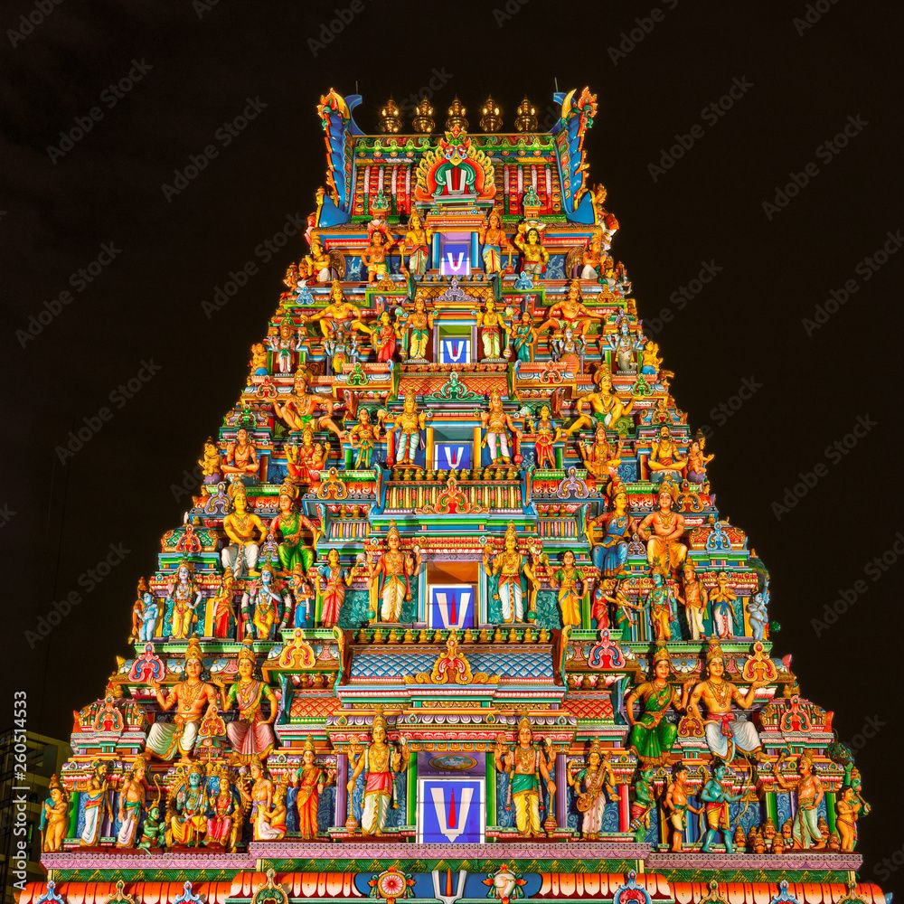 1000x1000 Gopuram of Sri Srinivasa Perumal Temple