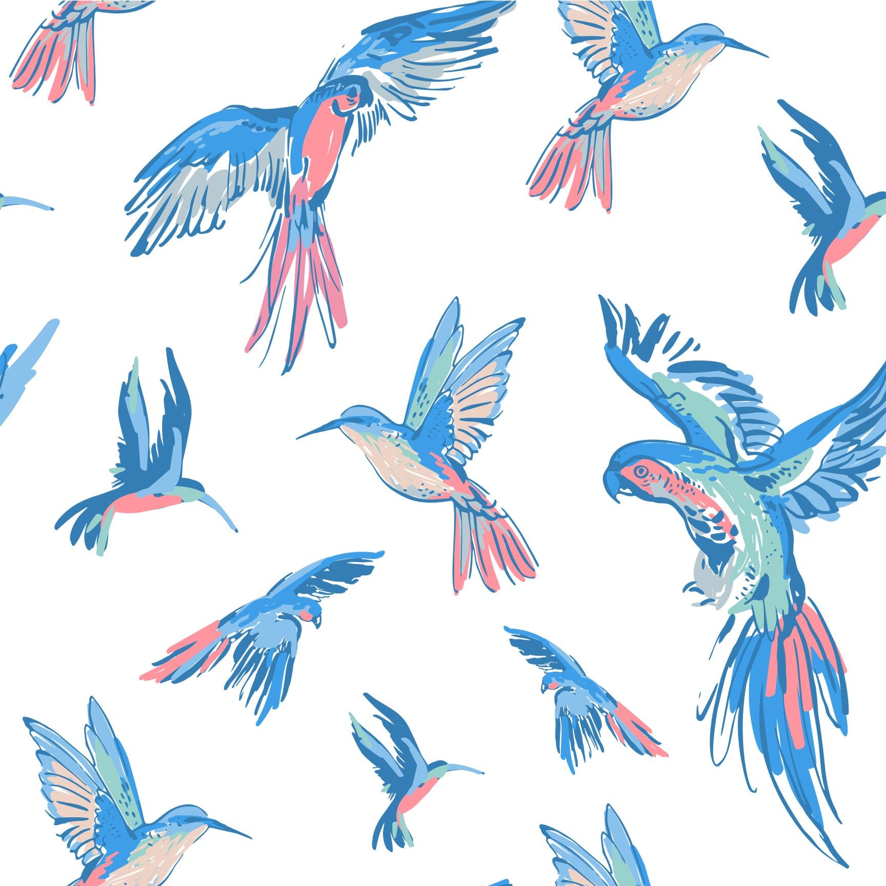 1728x1728 Exotic bird Removable Peel And Stick Wallpaper