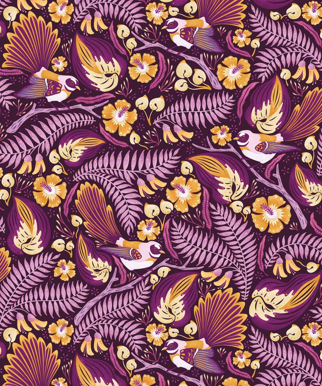 1100x1320 Fantails Wallpaper • Bold Bird Wallpaper