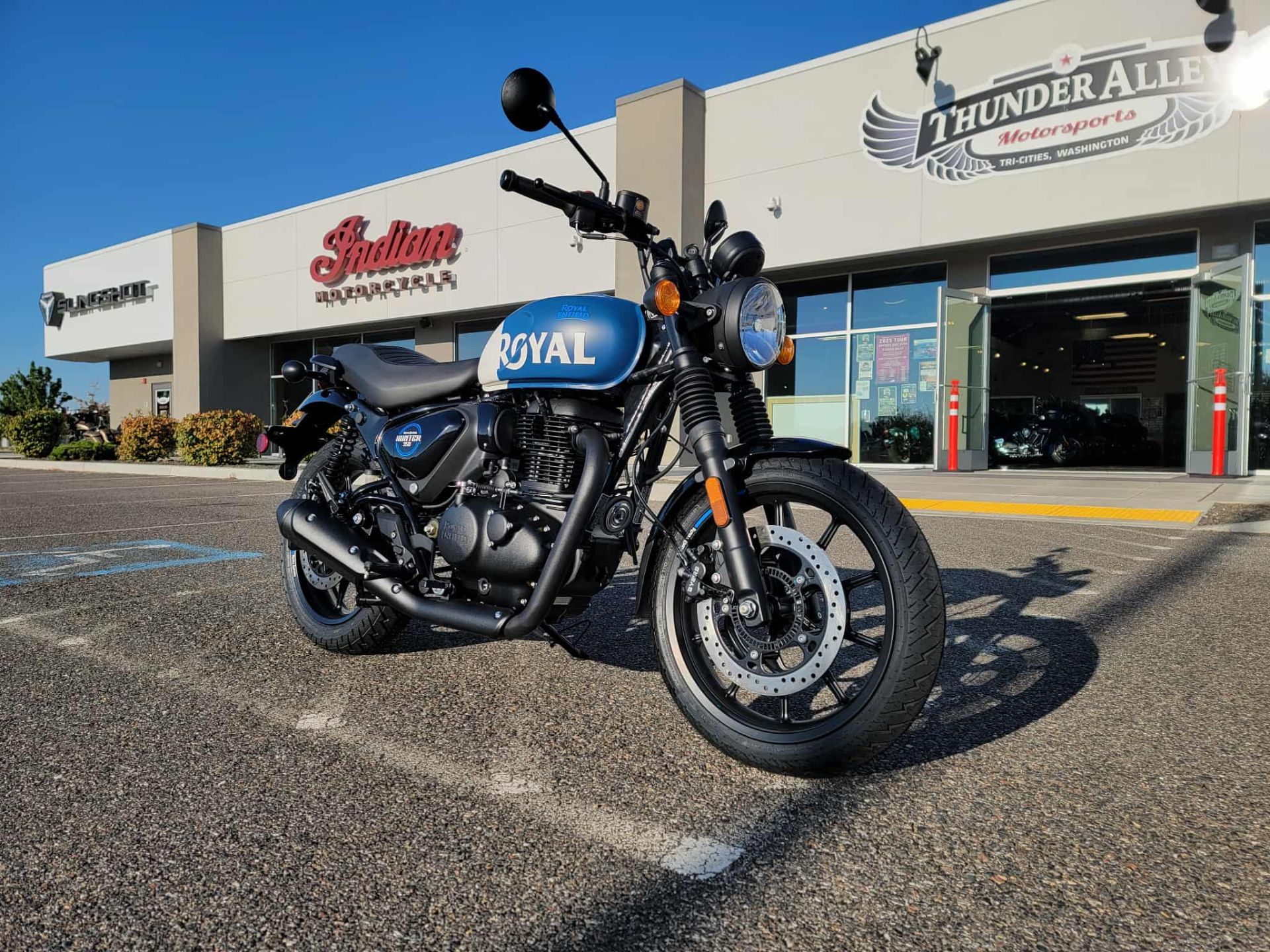 1920x1440 New 2024 Royal Enfield Hunter 350. Motorcycles In Pasco WA. R 300858 Rebel Blue