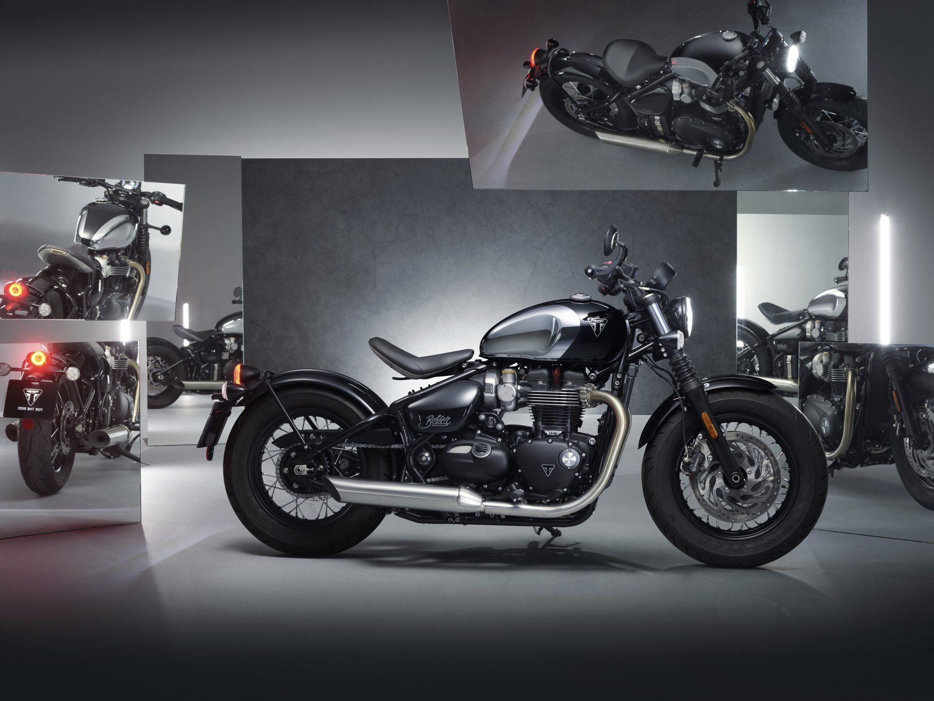 1920x1441 Triumph Bonneville Bobber Chrome Edition HD Wallpaper
