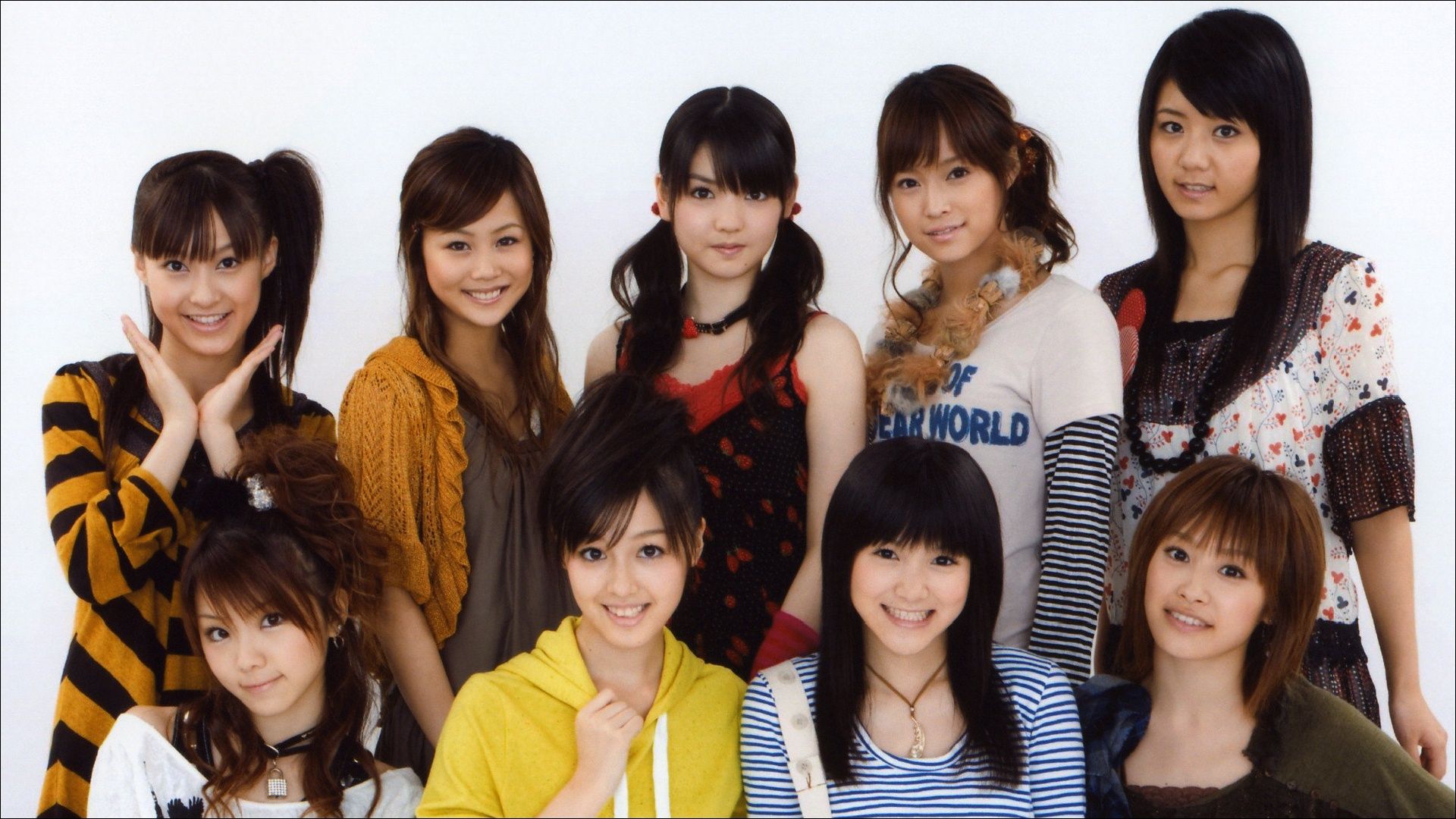 1920x1080 Wallpaper music, Japanese, group, beauty, Music, Nine, group, Morning Musume for mobile and desktop, section музыка, resolution 1920x1080