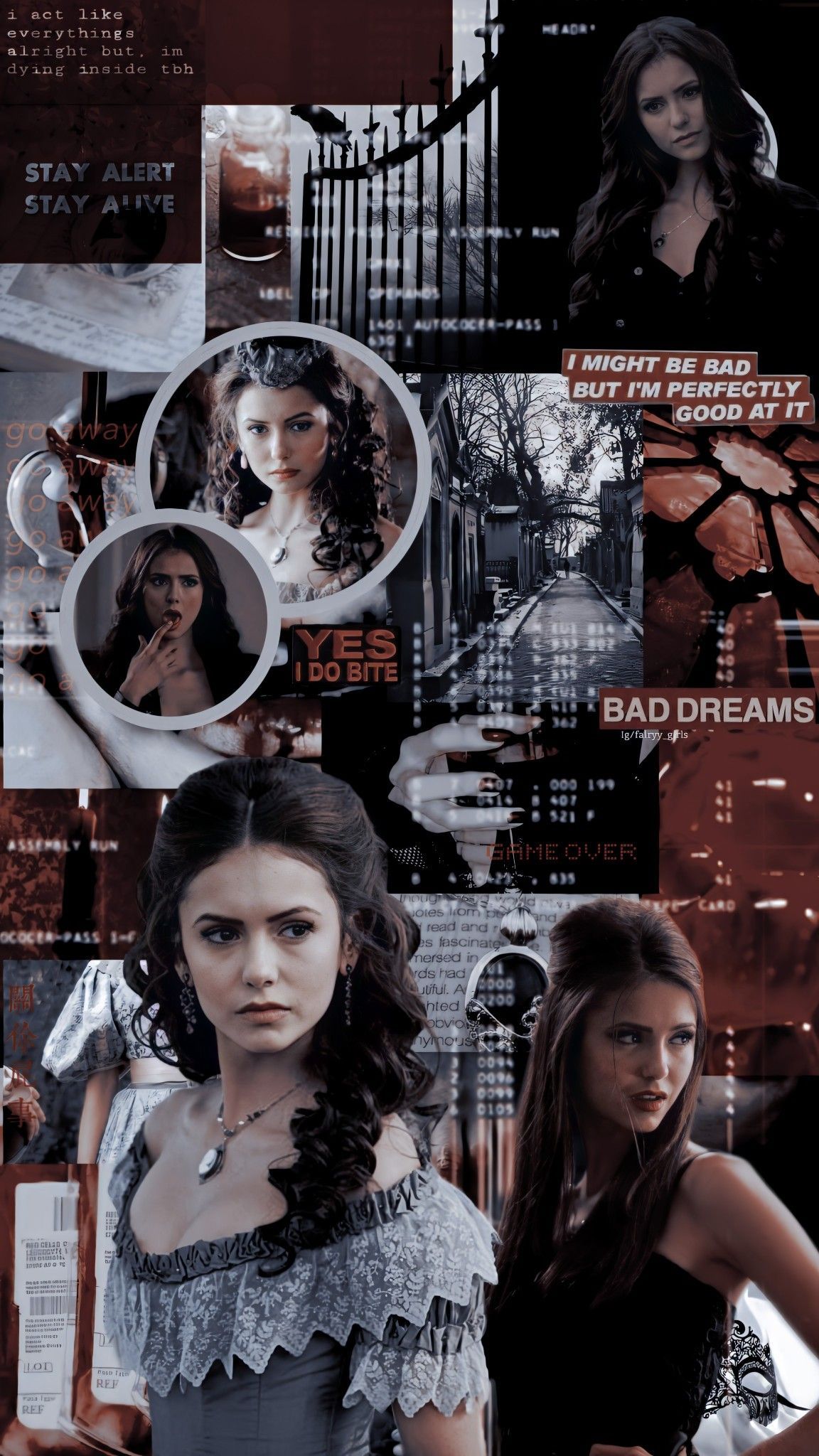 1152x2048 Katerina The Vampire Diaries Wallpaper