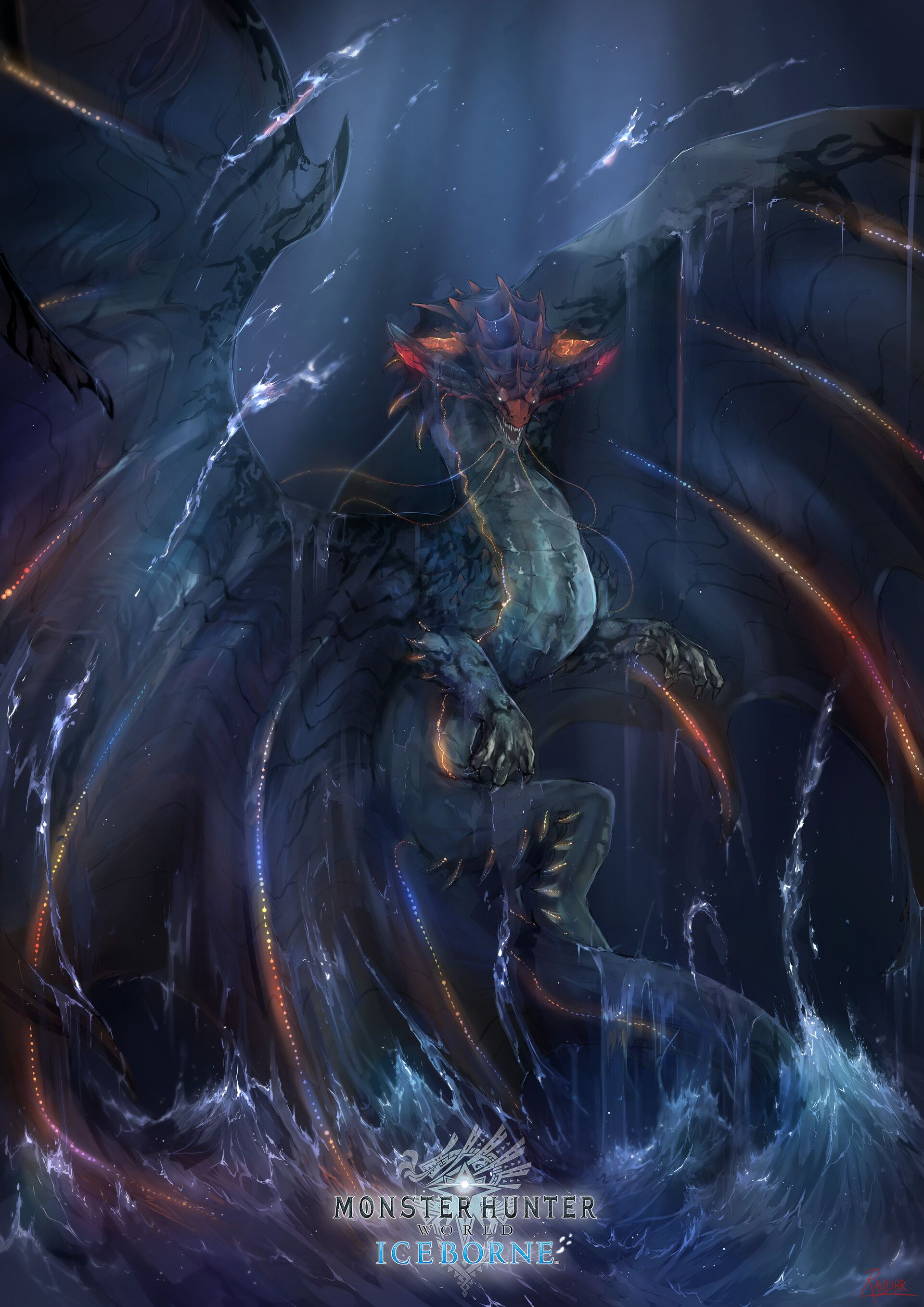 1920x2715 Raudhr Akai (Monster Hunter World)