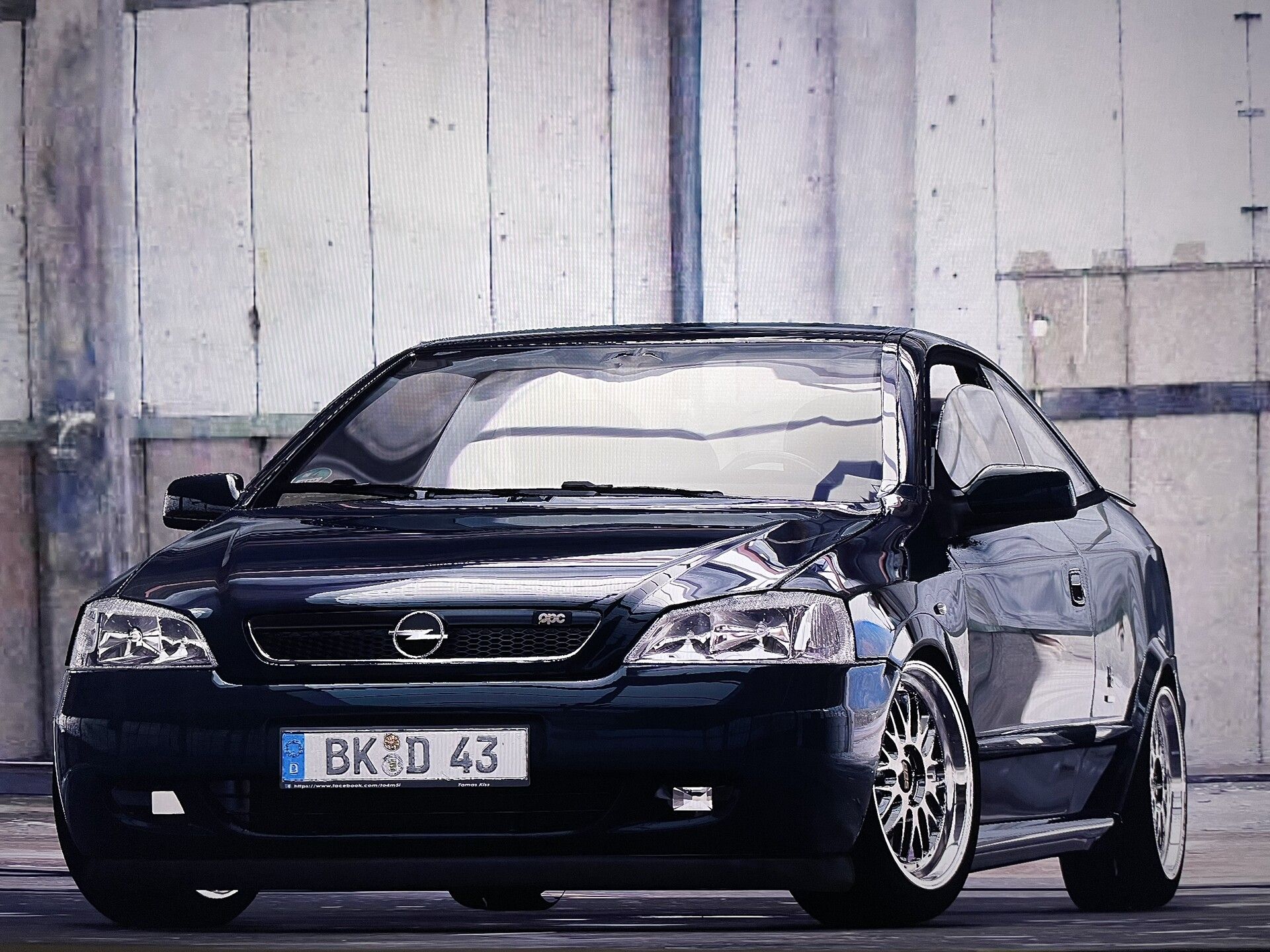 1920x1440 Opel Astra G Coupe 3D Car model