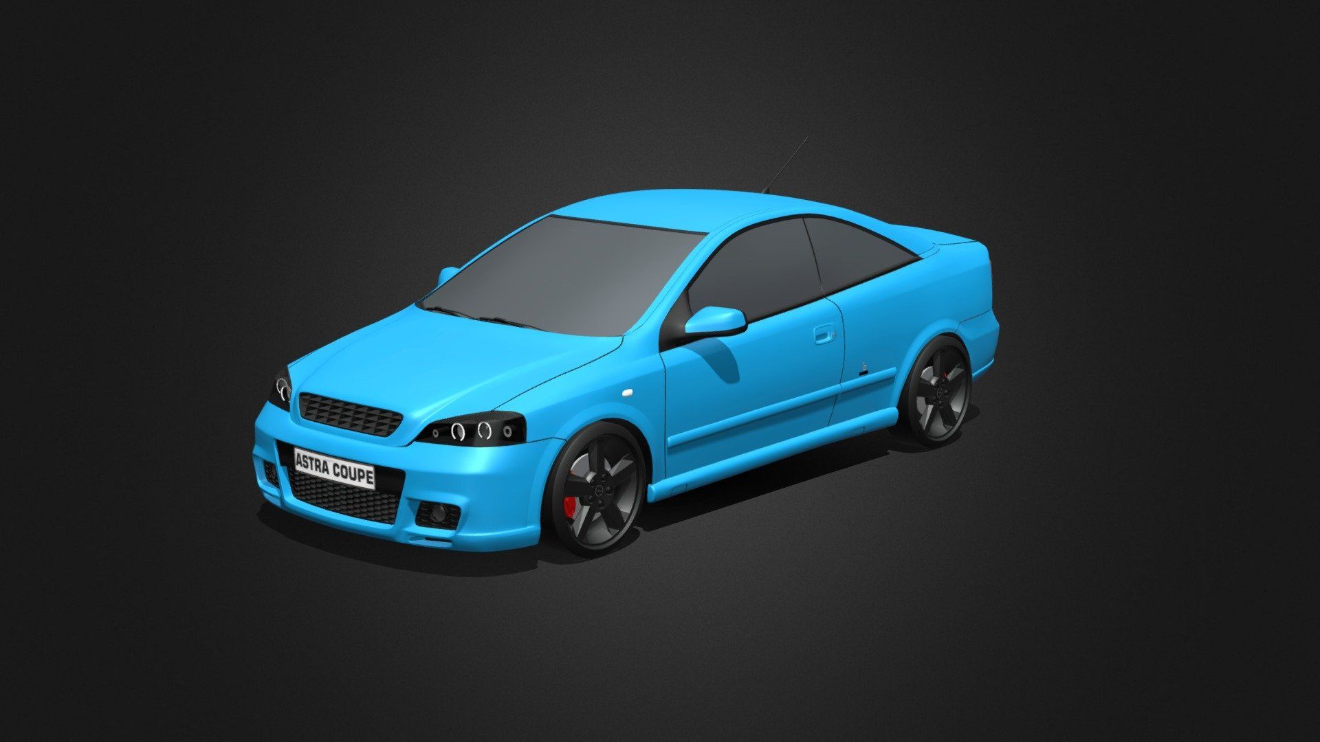 1920x1080 Opel Astra G Coupe Bertone (Tuned look) model by goran_m_pg [3e2881b]