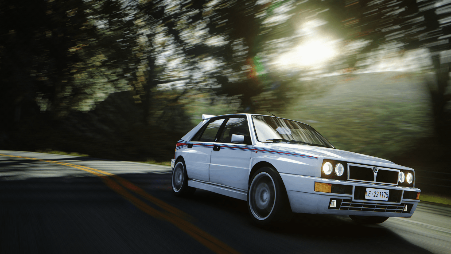 1920x1080 Lancia Delta Integrale on Japanese country roads [1920x1080] (made with Assetto Corsa photo mode)