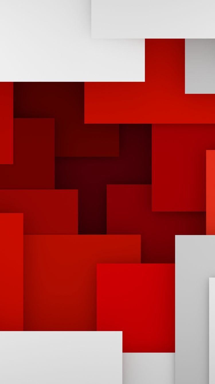 750x1334 Red And White iPhone Wallpaper