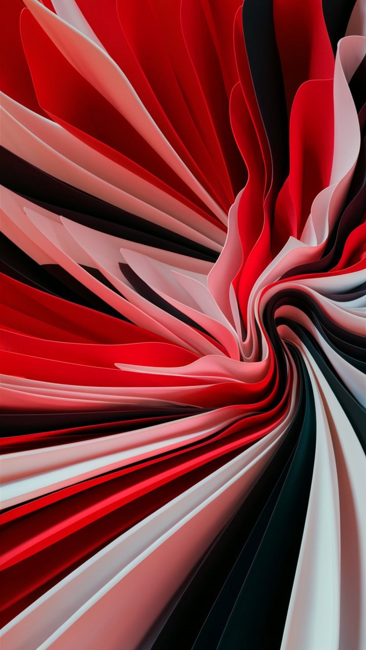 1200x2133 Red Black White Fabric