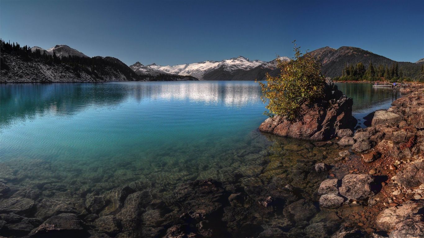 1366x768 Garibaldi Lake Canada Scenery HD Wallpaper