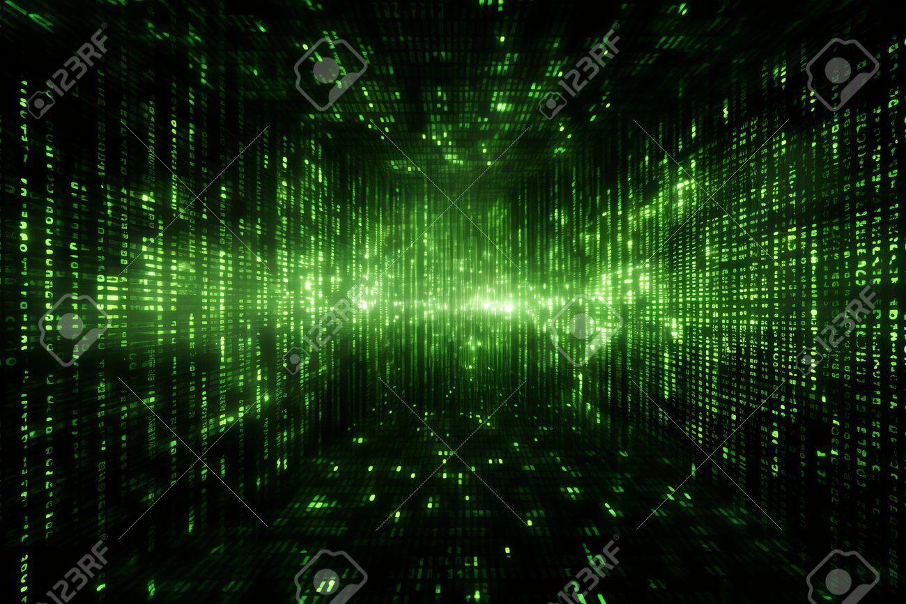 1300x867 Mesmerizing Green Matrix Code Wallpaper Inspired By Generative AI. Futuristic Digital Art For Tech Enthusiasts. Stay Captivated! , Picture and Royalty Free Image. Image 205477916