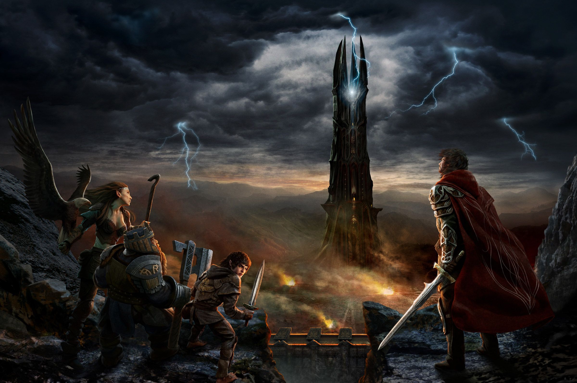 2400x1593 Free The Lord Of The Rings: The Battle For Middle Earth Ii 4K Wallpaper & Desktop HD Background for PC