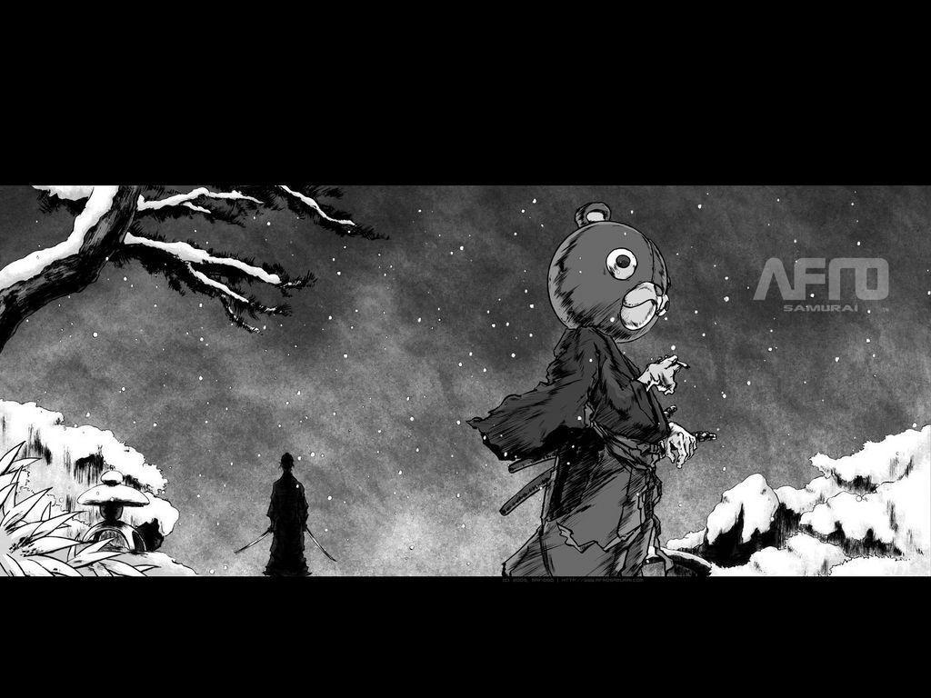 1024x768 Afro Samurai Wallpaper