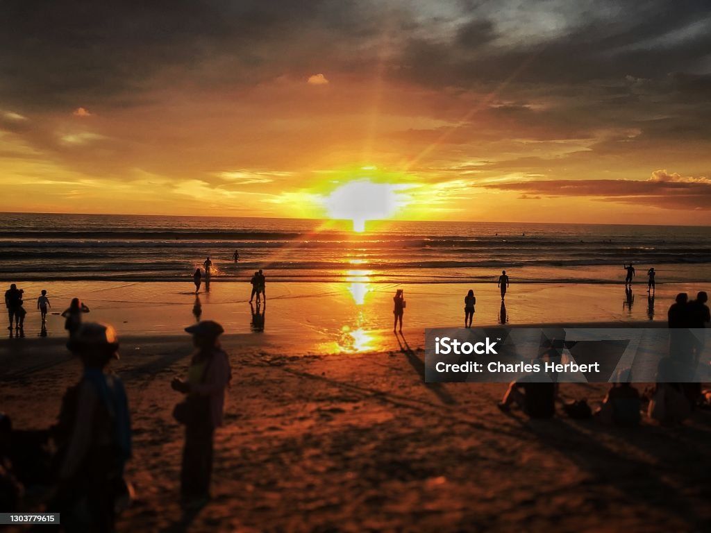 1024x768 Sunset In Kuta Bali Image Now, Beach, Beauty In Nature