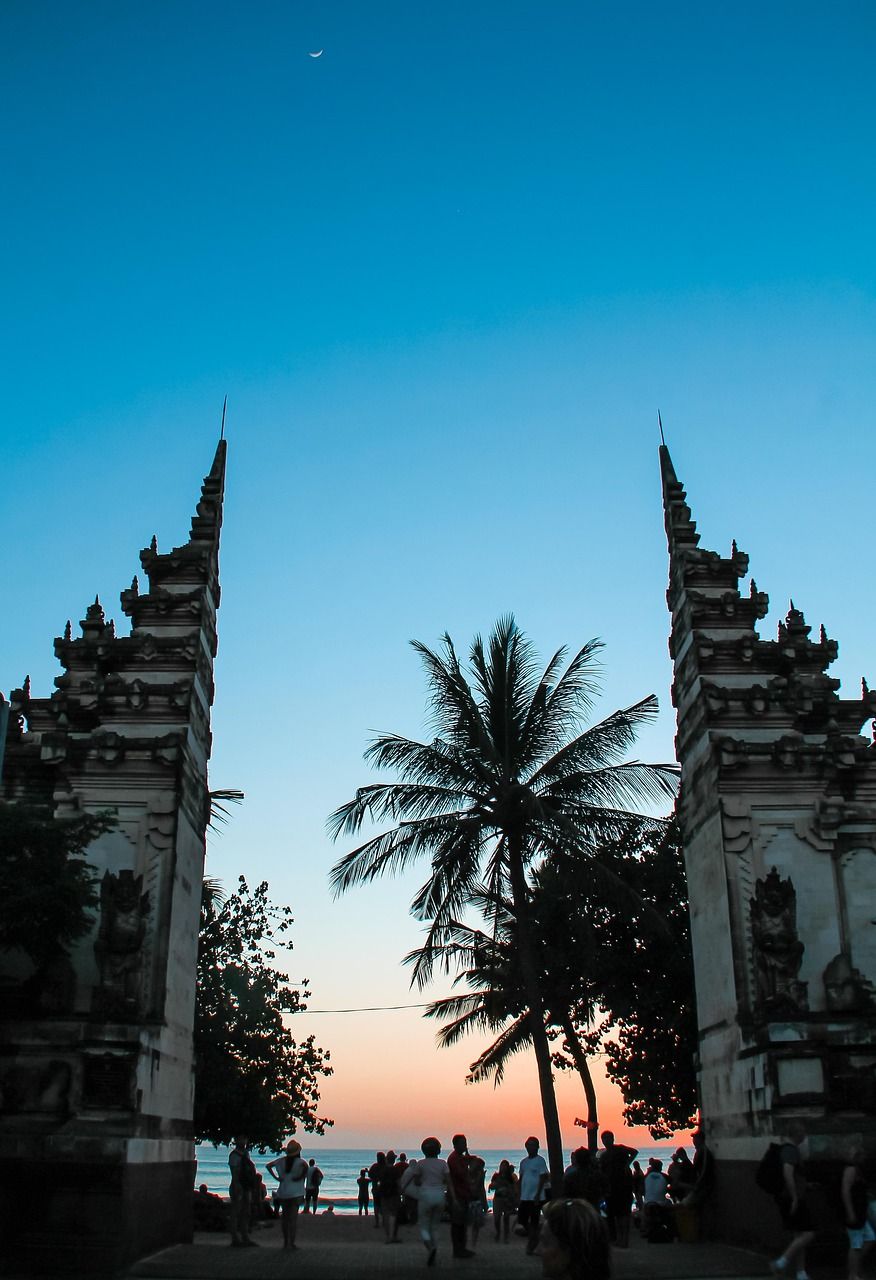 876x1280 Candi Bentar Beach Kuta Bali
