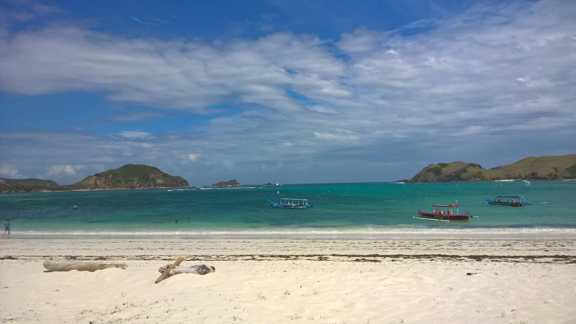 1920x1080 Kuta beach, Lombok
