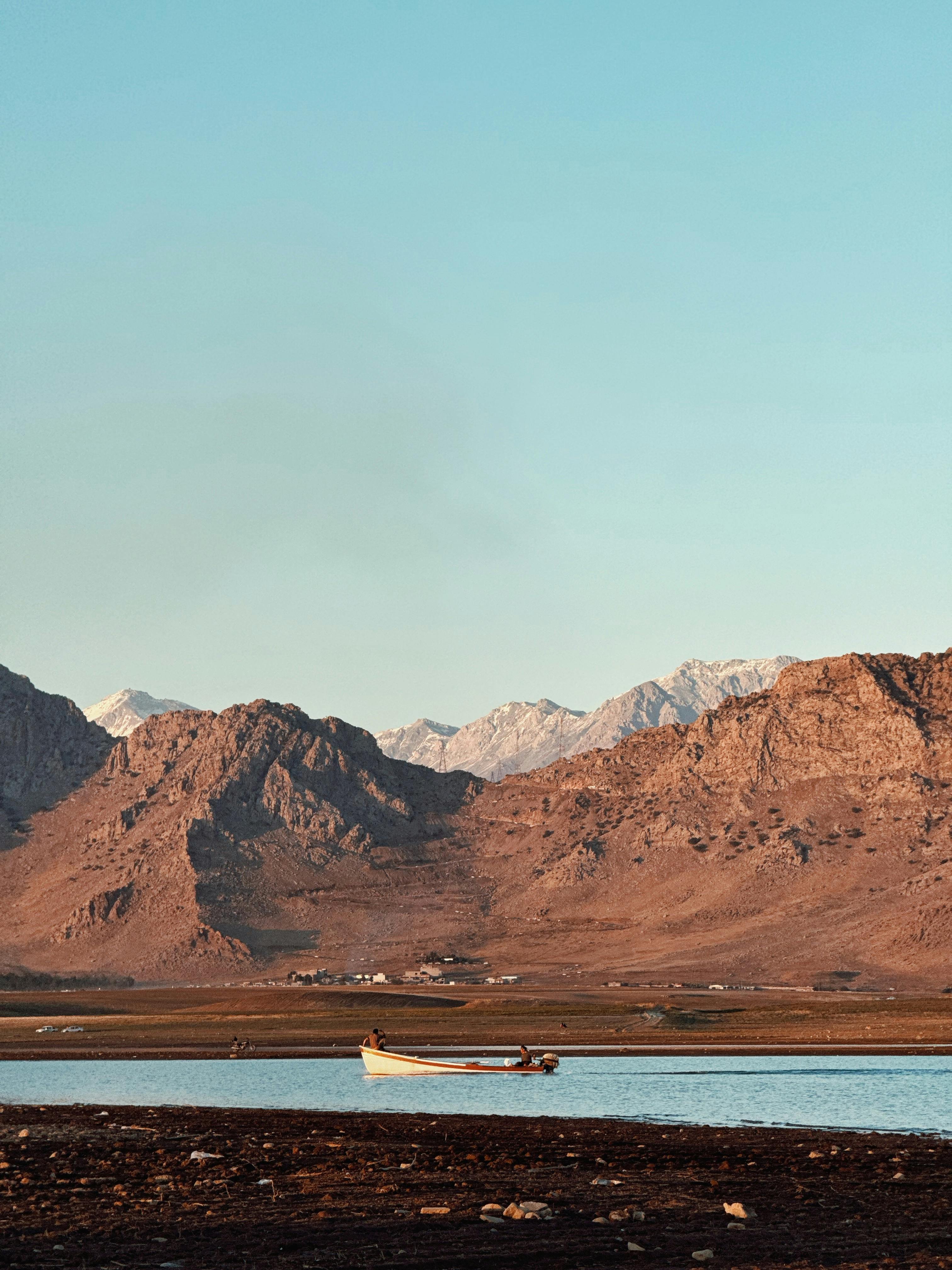 3024x4032 Tranquil Mountain Lake at Sunset in Ranya, Iraq · Free