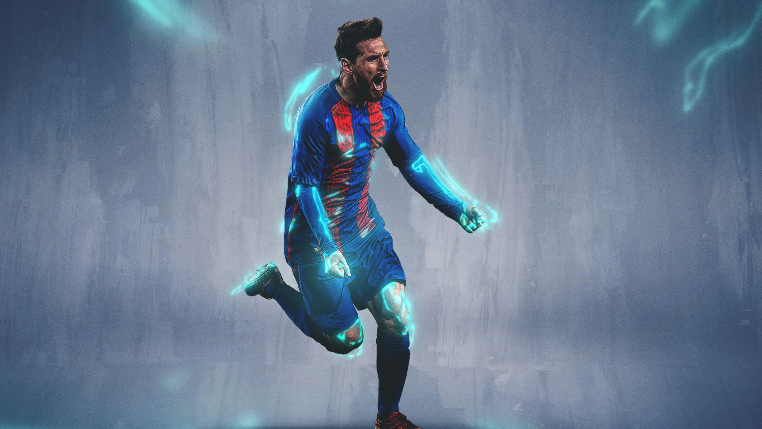 2560x1440 WQHD, QHD, 16:9 Lionel Messi Wallpaper Free 2560x1440 High Quality Background
