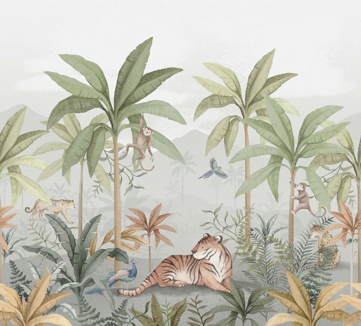 1200x1082 Wild Jungle Mural