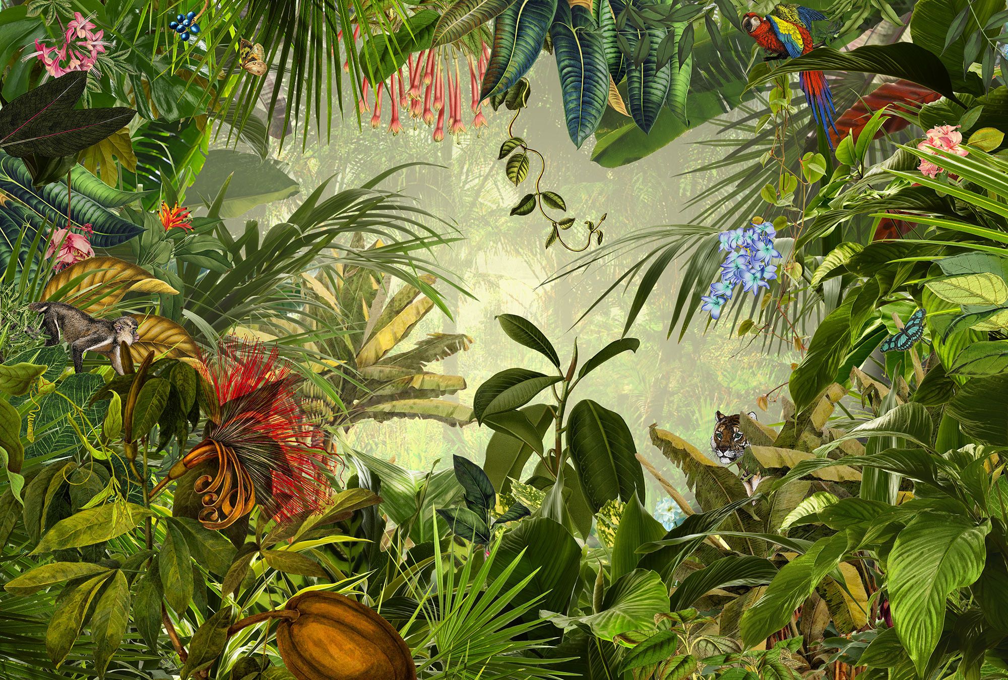2000x1349 Komar Into The Wild Fleece Mural