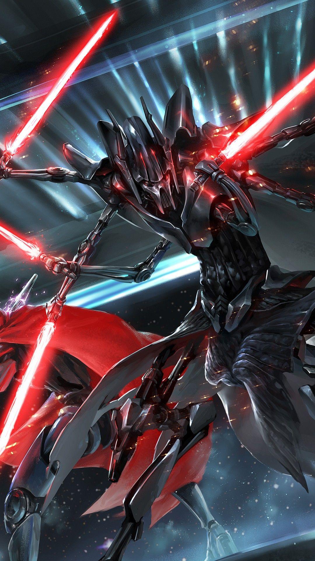 1080x1920 General Grievous Wallpaper Desktop Wars General Grievous