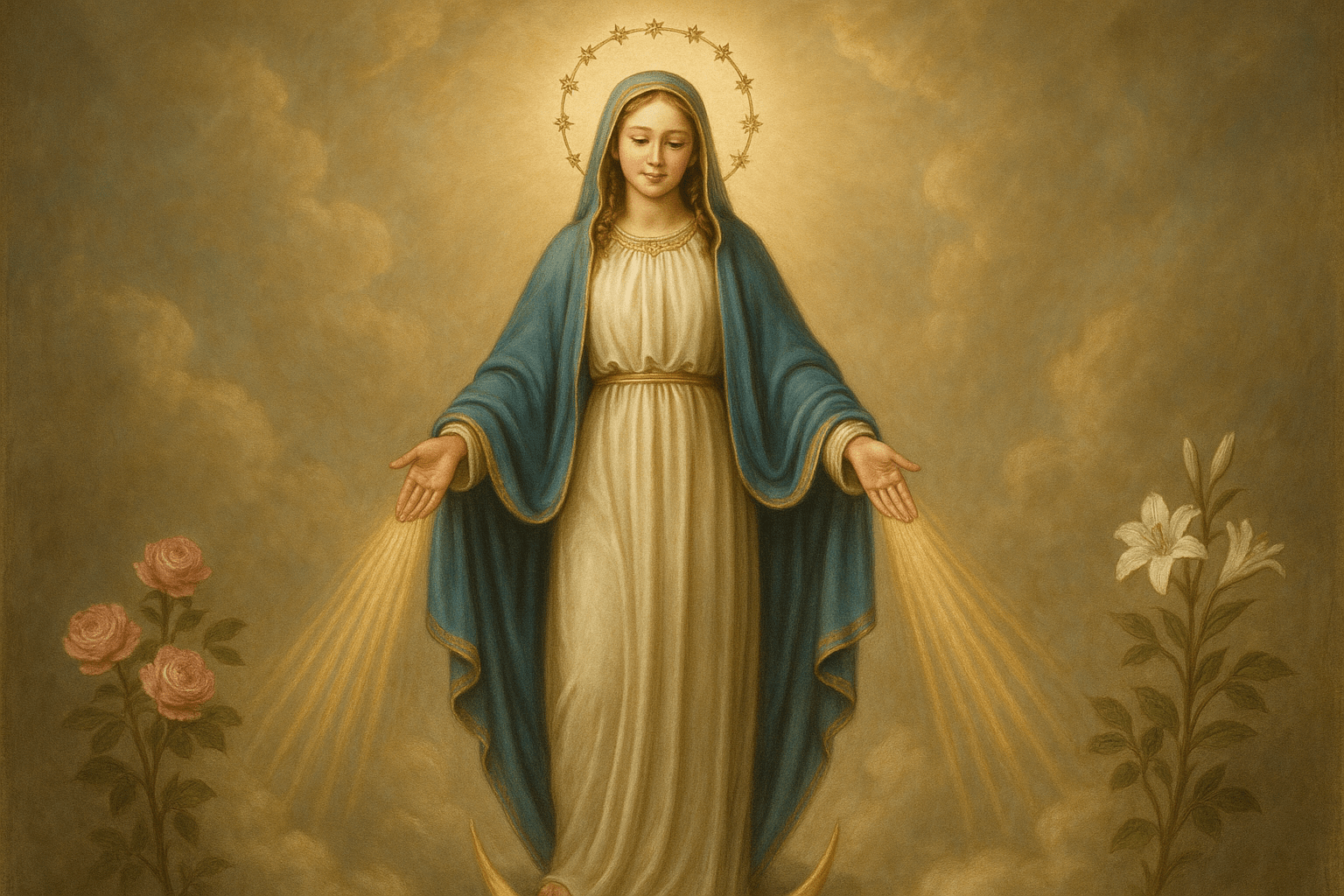1536x1024 Our Lady of Grace. Meaning, Symbols, and Catholic Devotion