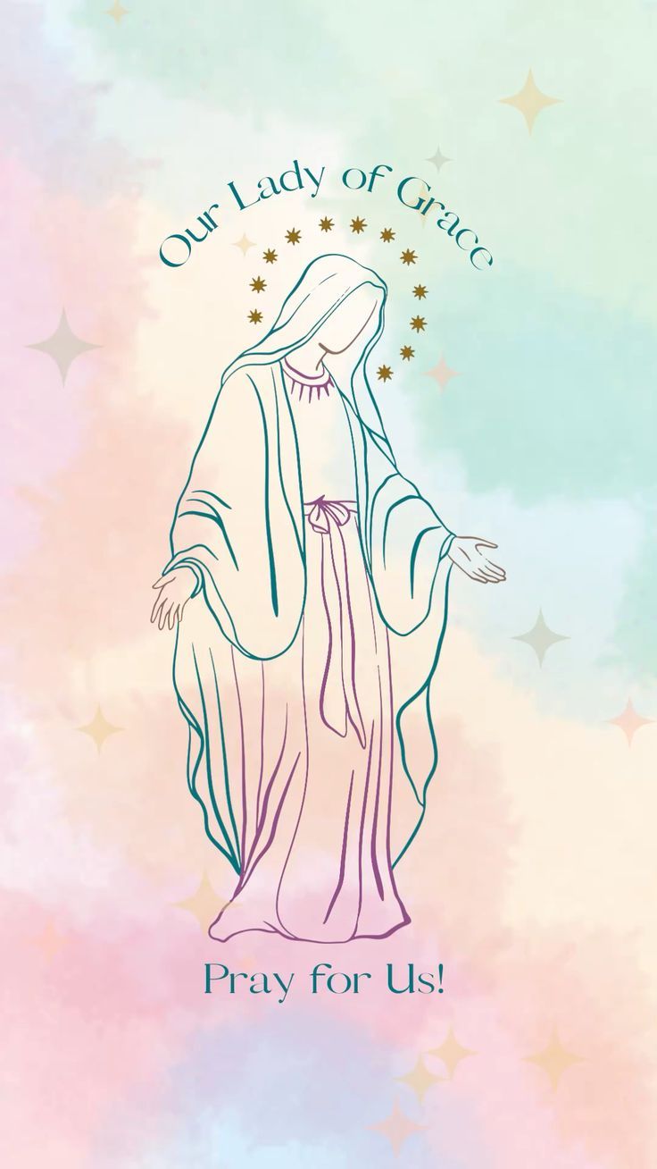 736x1308 Our Lady of Grace Wallpaper
