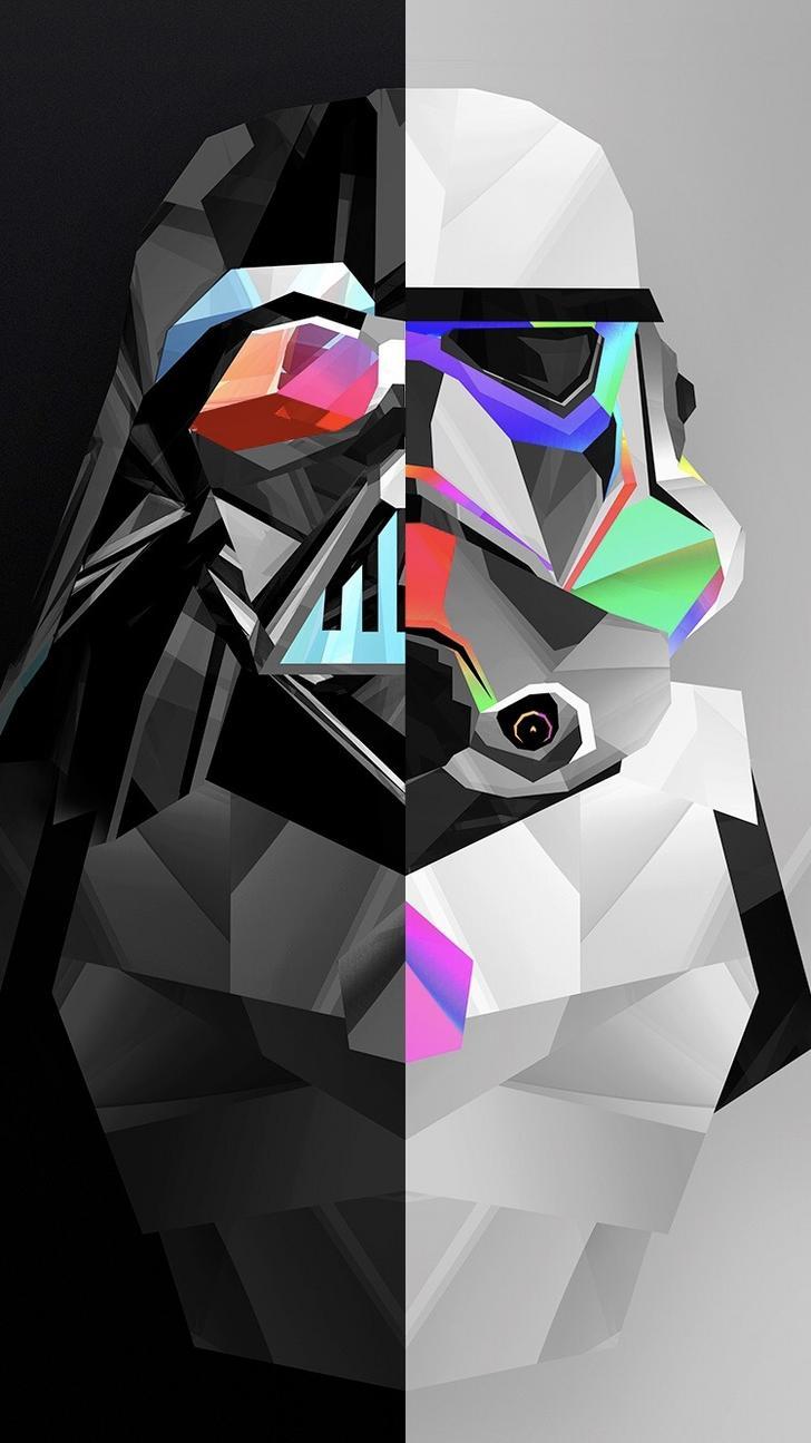 728x1295 Star Wars iPhone Wallpaper Polygon