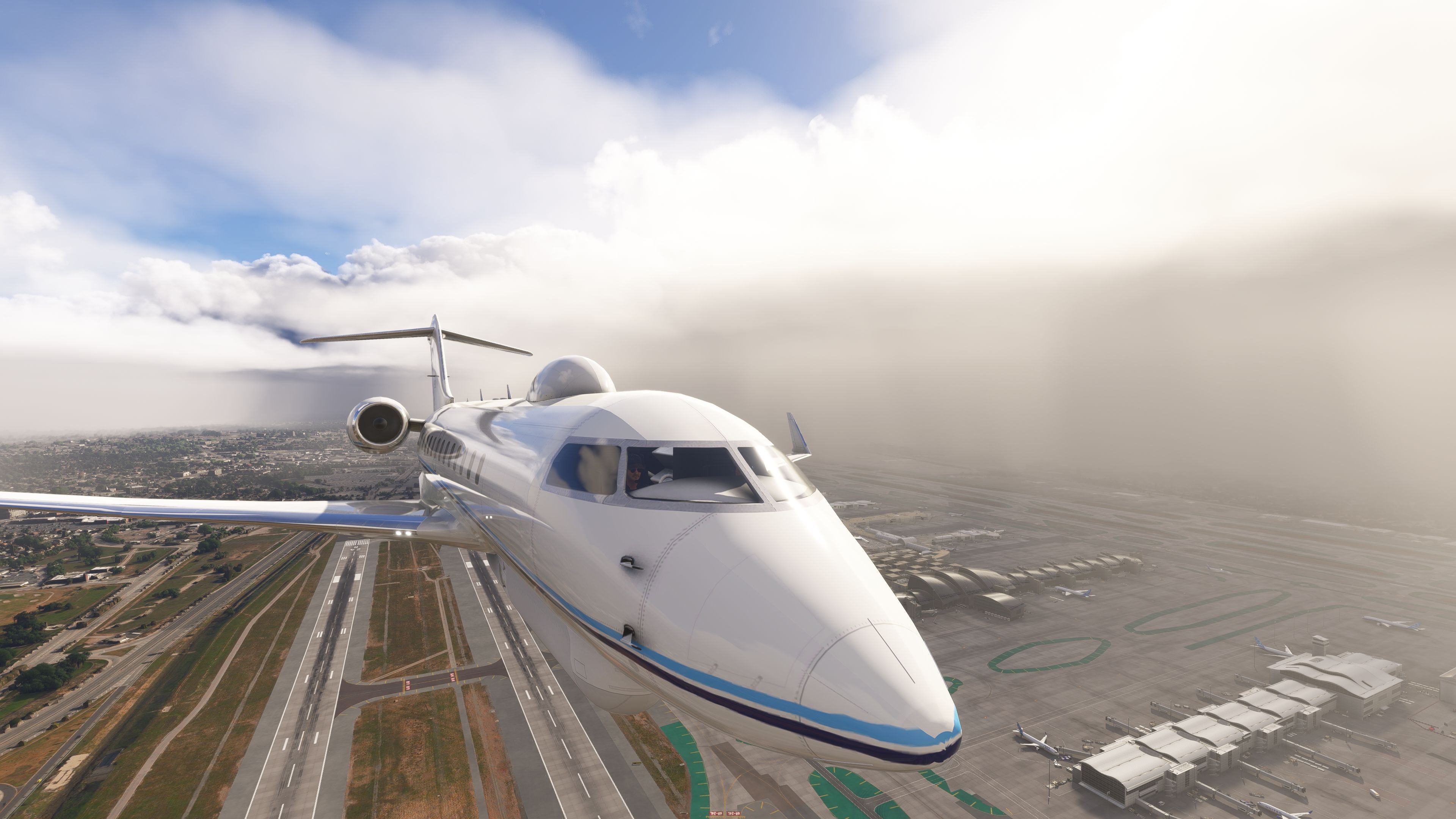 3840x2160 Bombardier Global 6000 / E 11A For MSFS