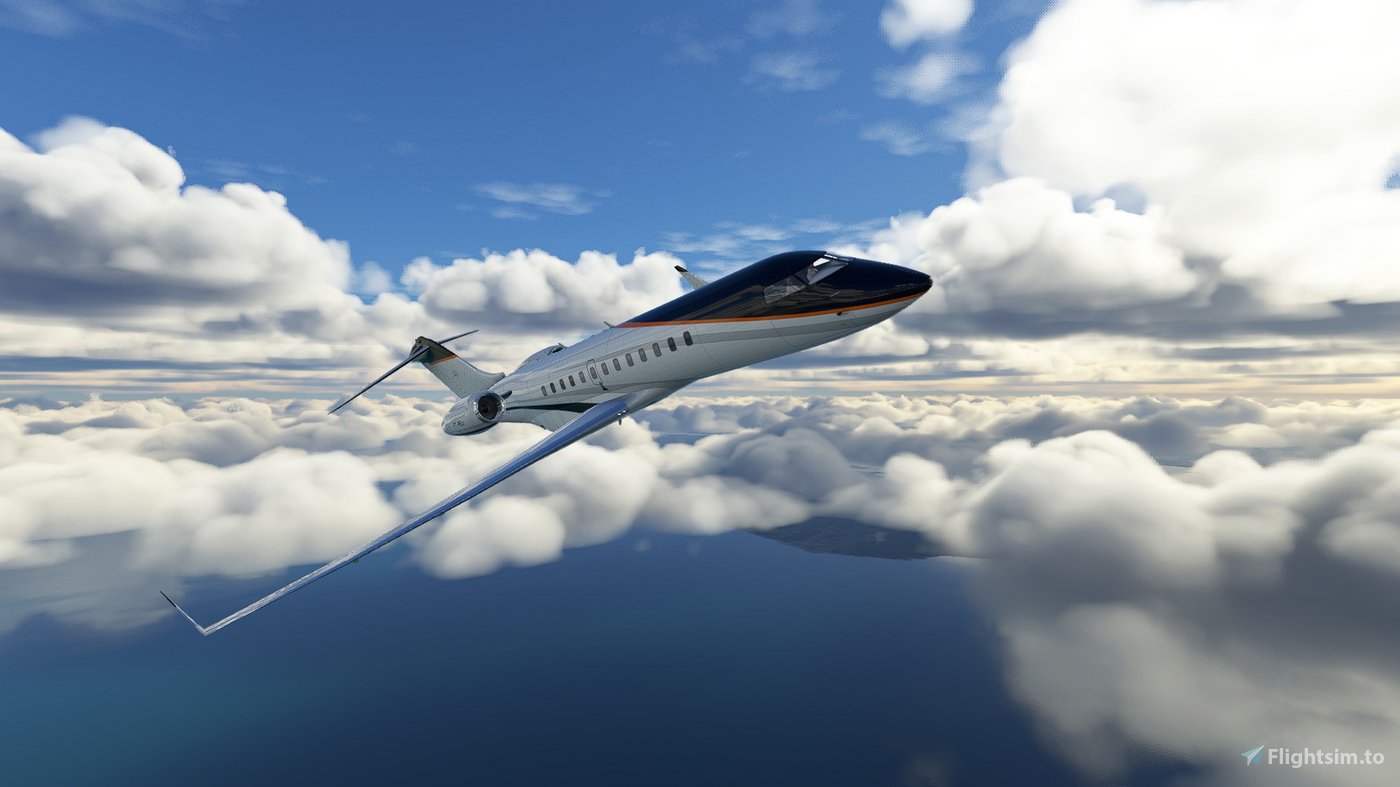 1400x787 Bombardier Global 6000 Executive PT PEU Pour Microsoft Flight Simulator