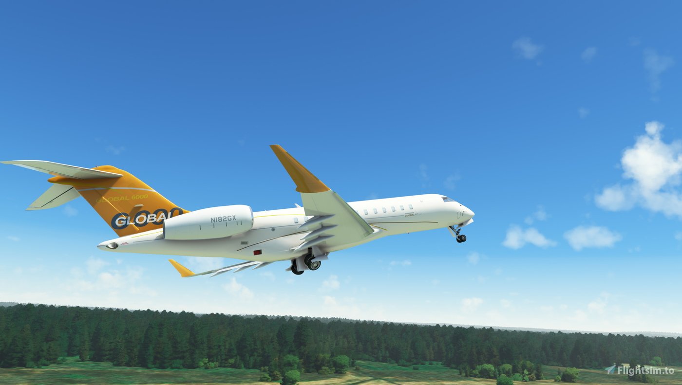 1400x791 Global 6000 N182GX 8K HIGH DEFINITION DETAILS Repaint Of Bombardier Global 6000 E11A Für Microsoft Flight Simulator