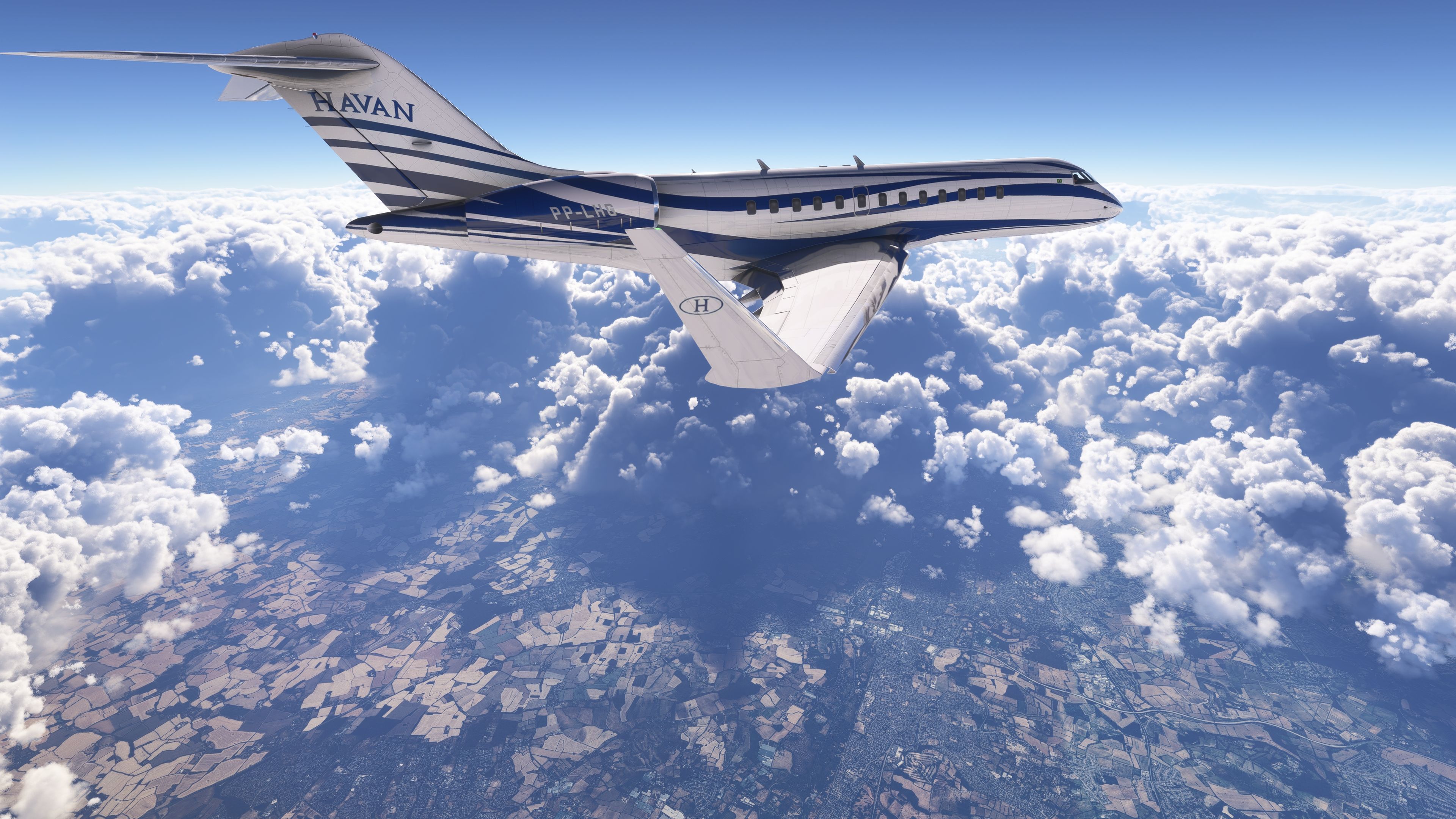 3840x2160 Bombardier Global 6000 / E 11A For MSFS