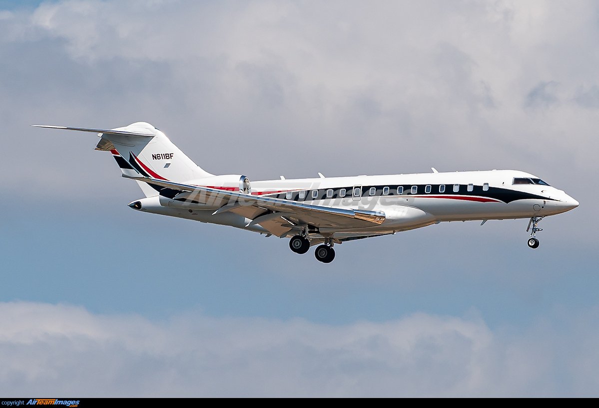 1199x818 Bombardier Global 6000 Private N611BF