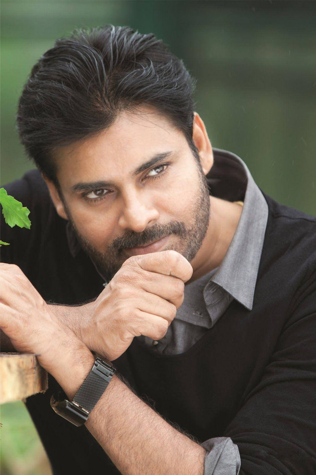 1067x1600 Download Pawan Kalyan In Black Wallpaper