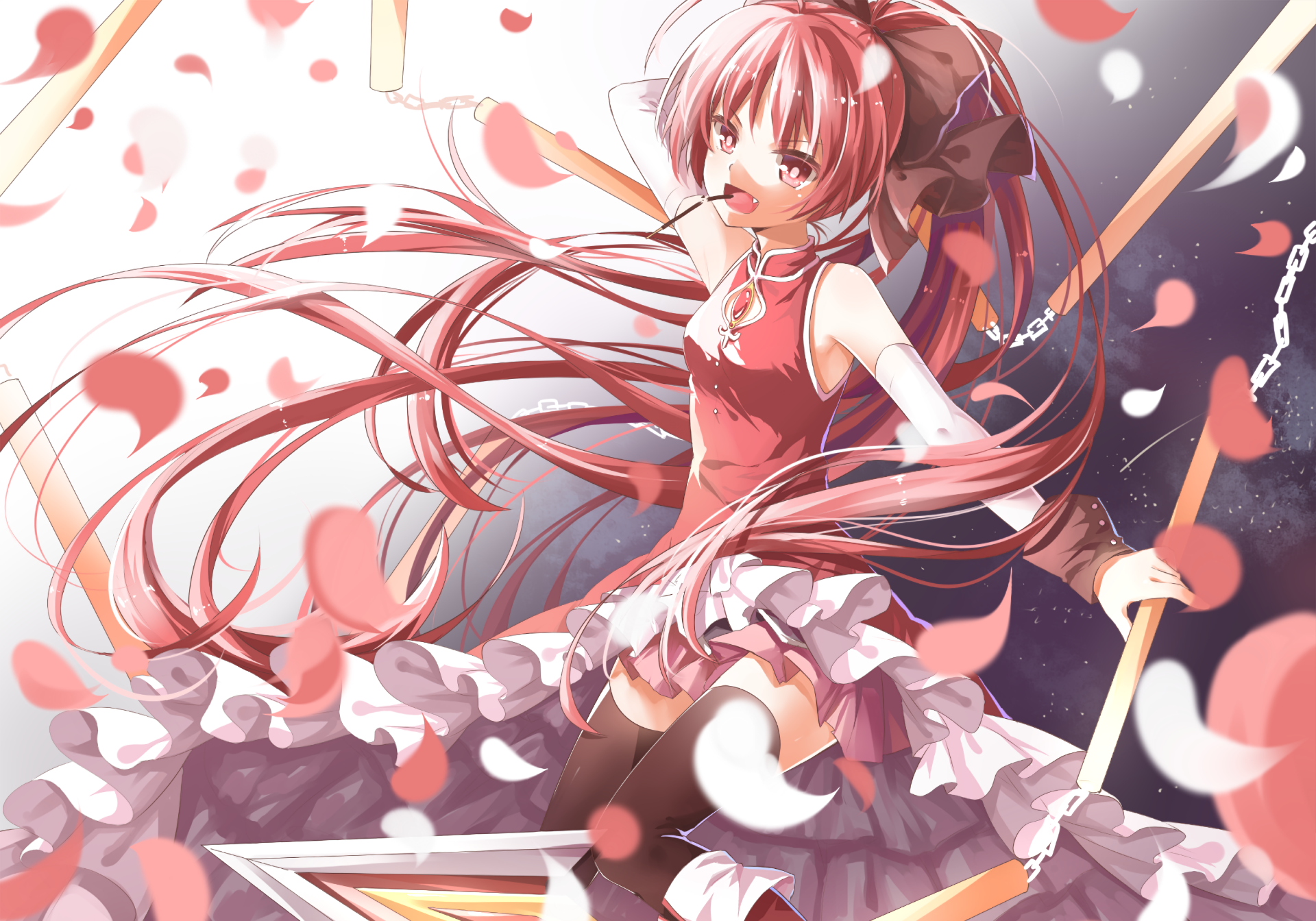 1920x1344 Kyōko Sakura HD Wallpaper Magi Madoka Magica