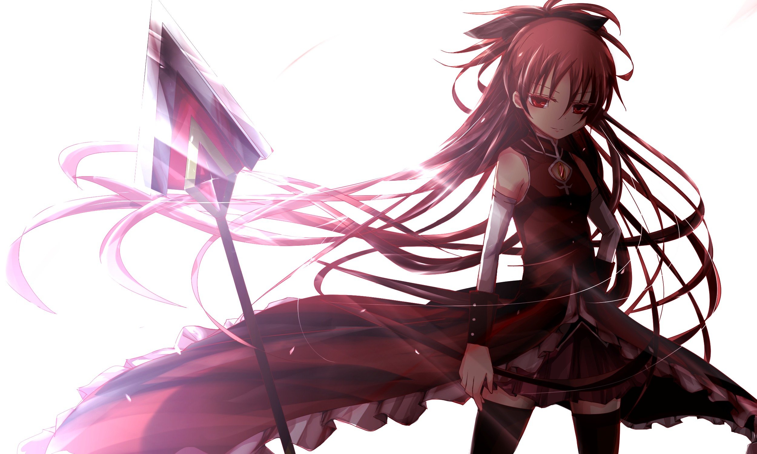 2500x1500 Kyōko Sakura HD Wallpaper: A Striking Anime Visual