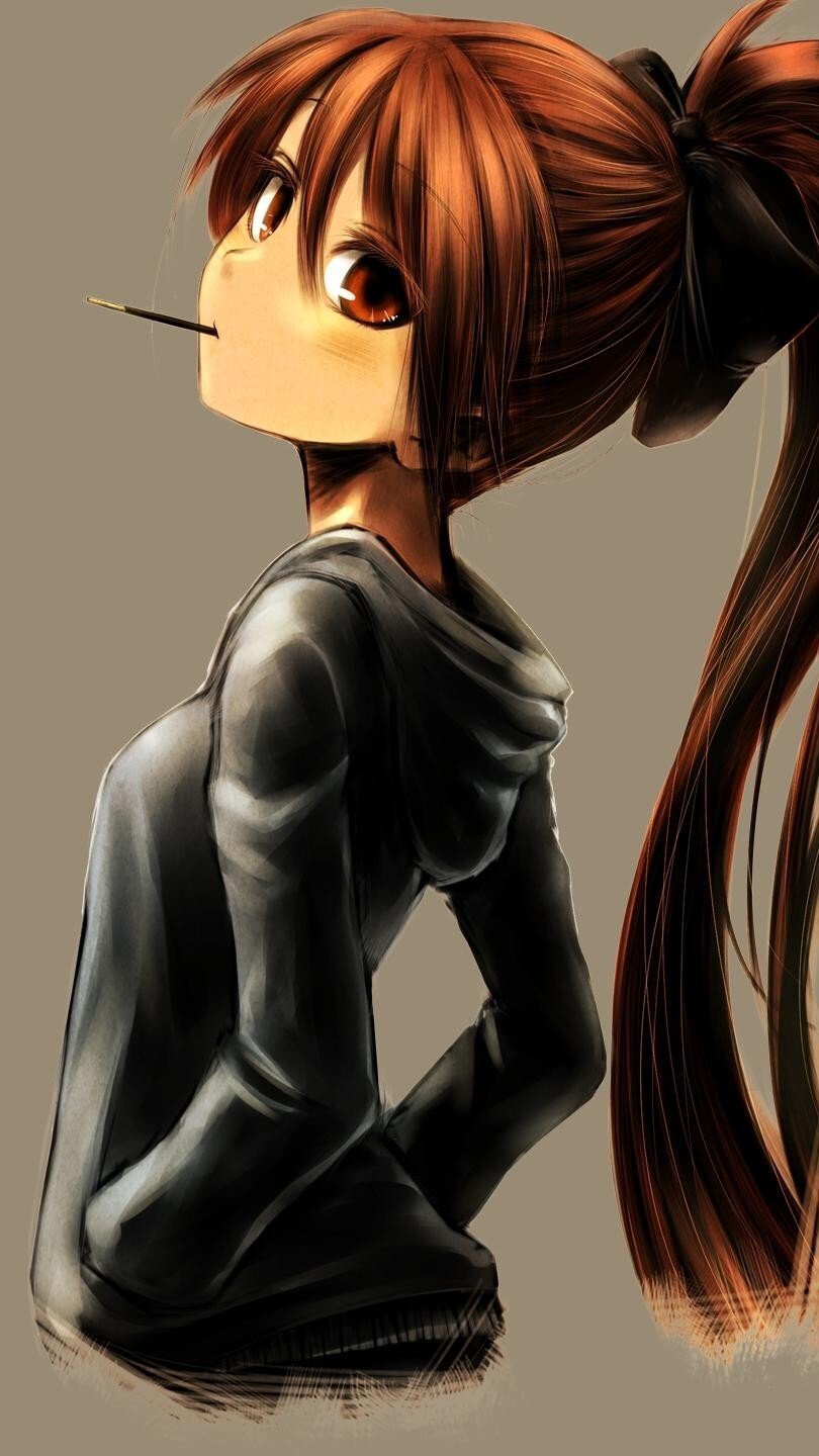 810x1440 Kyoko Sakura Art Anime Wallpaper 2k for iPhone and Mobile Phone