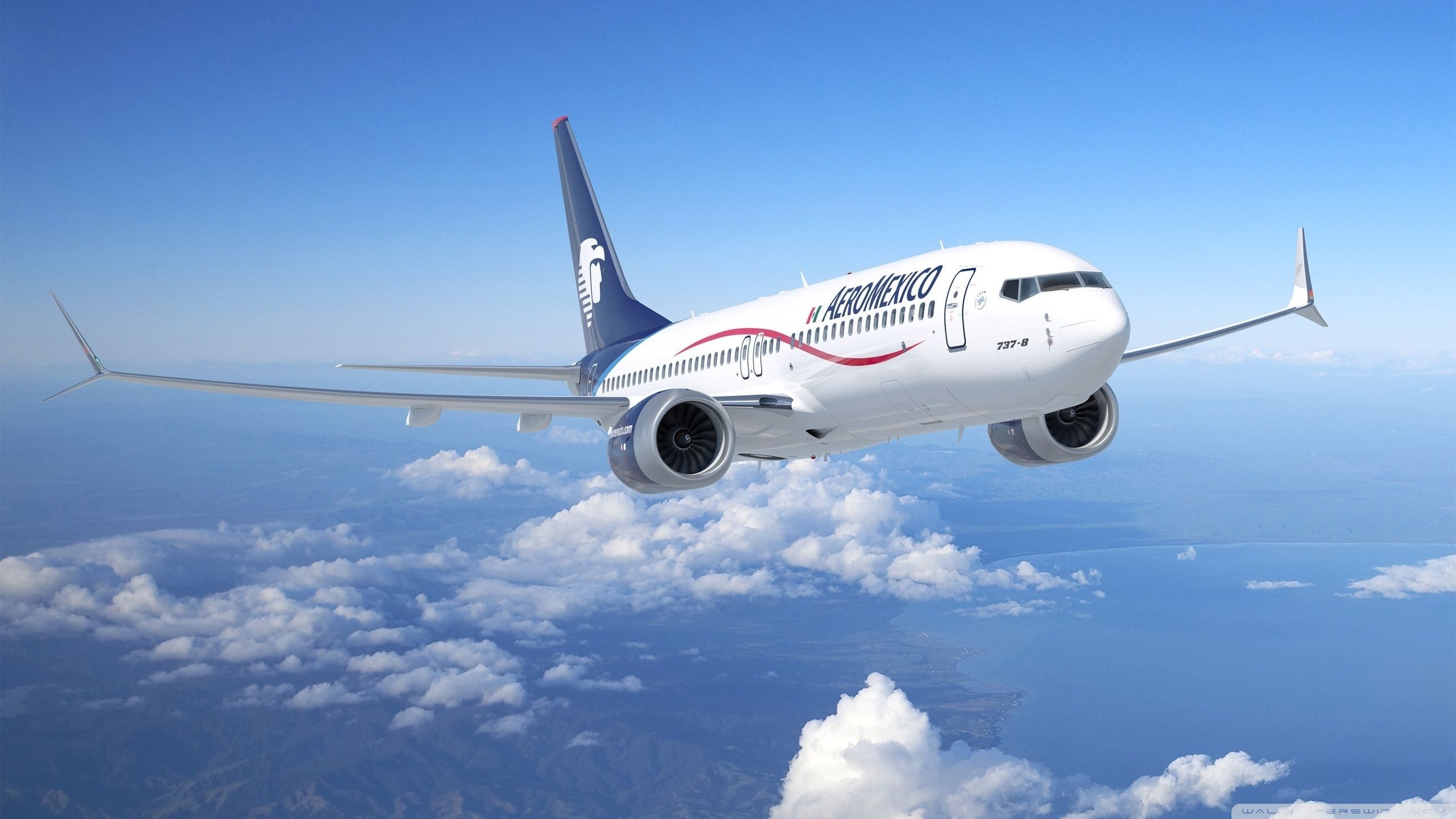 2560x1440 Boeing 737 AeroMexico 4K UHD Wallpaper for UltraHD Desktop and TV : Smartphone and Tablet Devices