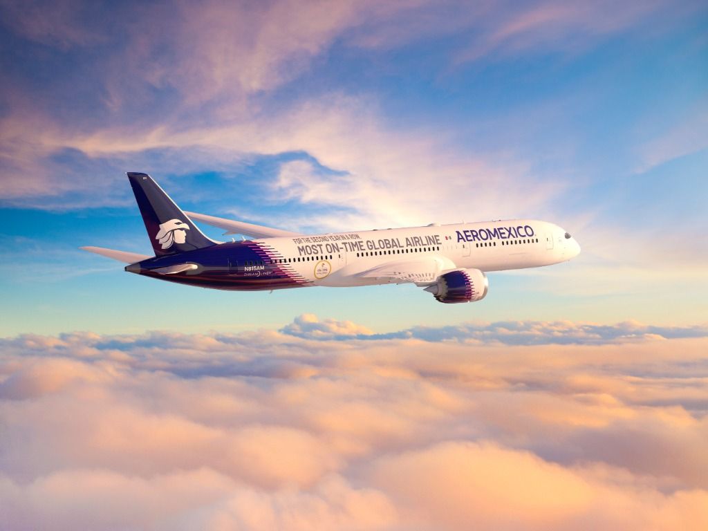 1024x768 Aeromexico earns top marks for punctuality