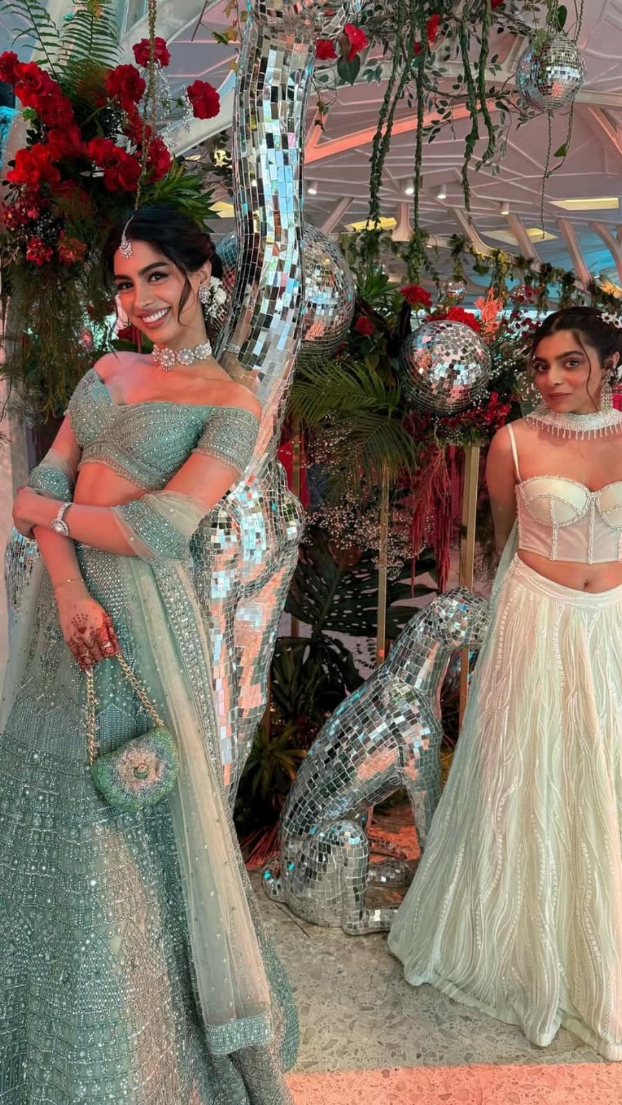 900x1600 Khushi Kapoor nails bridesmaid fashion at BFF's dreamy wedding
