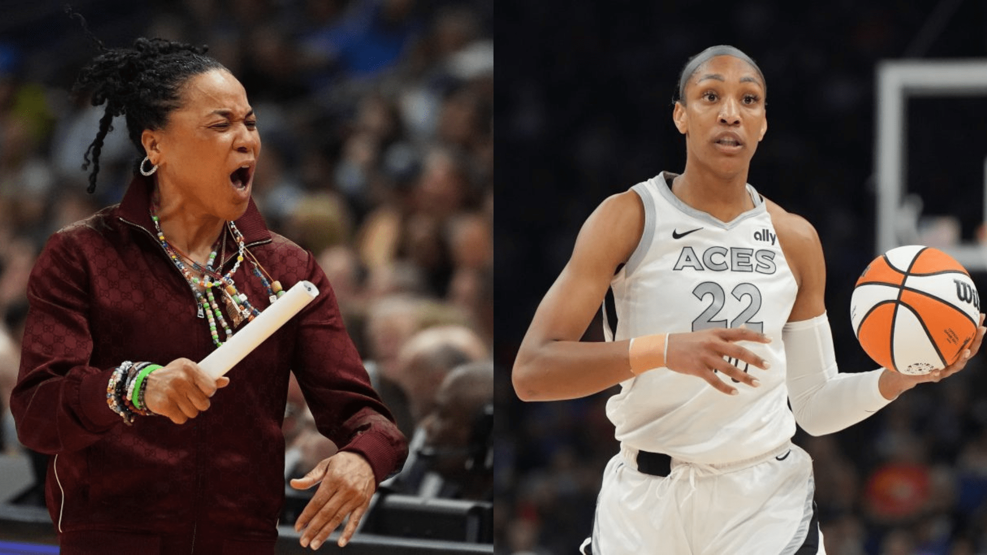 1920x1080 Dawn Staley Shouts on Top of Her Voice to Welcome Jerzy Robinson; A'ja Wilson Sends Invaluable Advice for South Carolina Recruit. College Sports Network